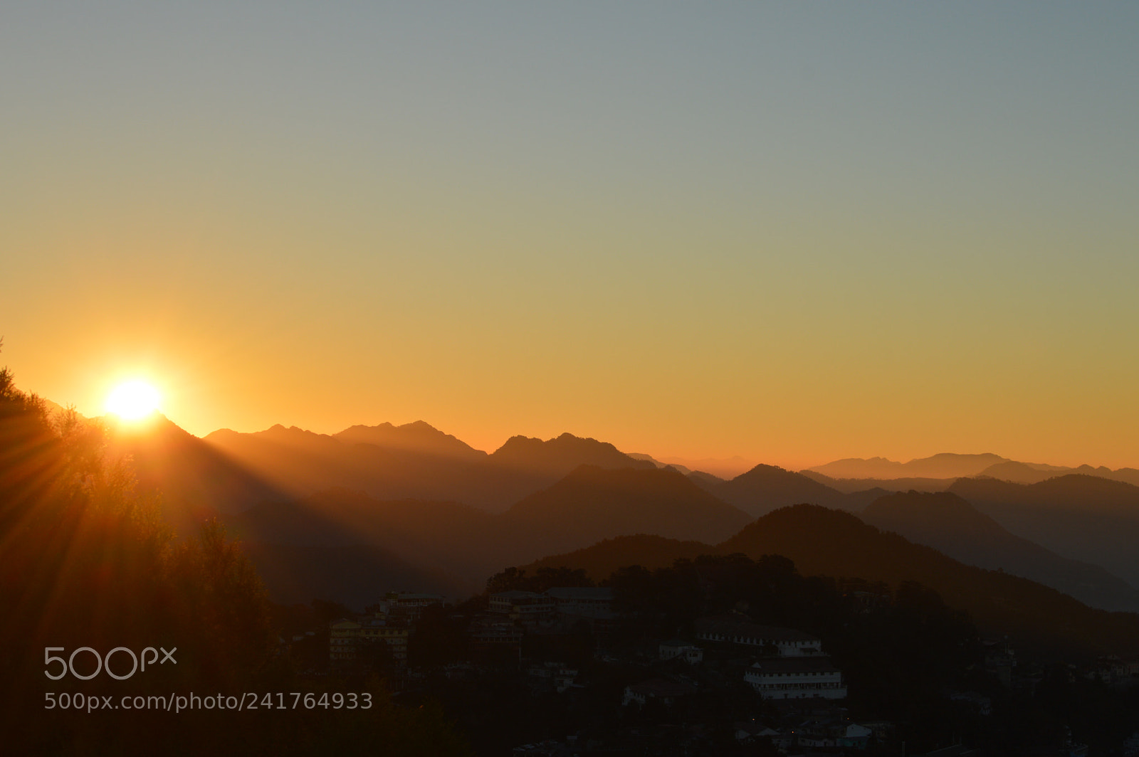Nikon D3200 sample photo. Sunrise @ gun hill, mussorie photography