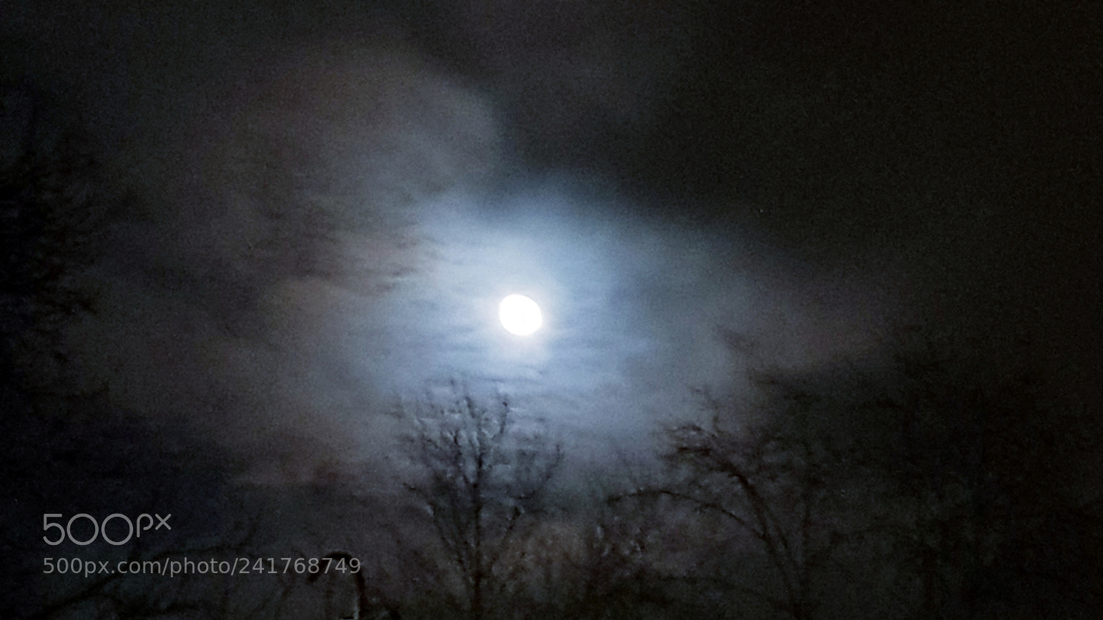 Samsung Galaxy S8+ sample photo. Moonlight night photography