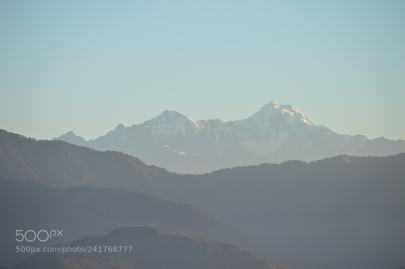 Nikon D3200 sample photo. Morning himalayan range view photography