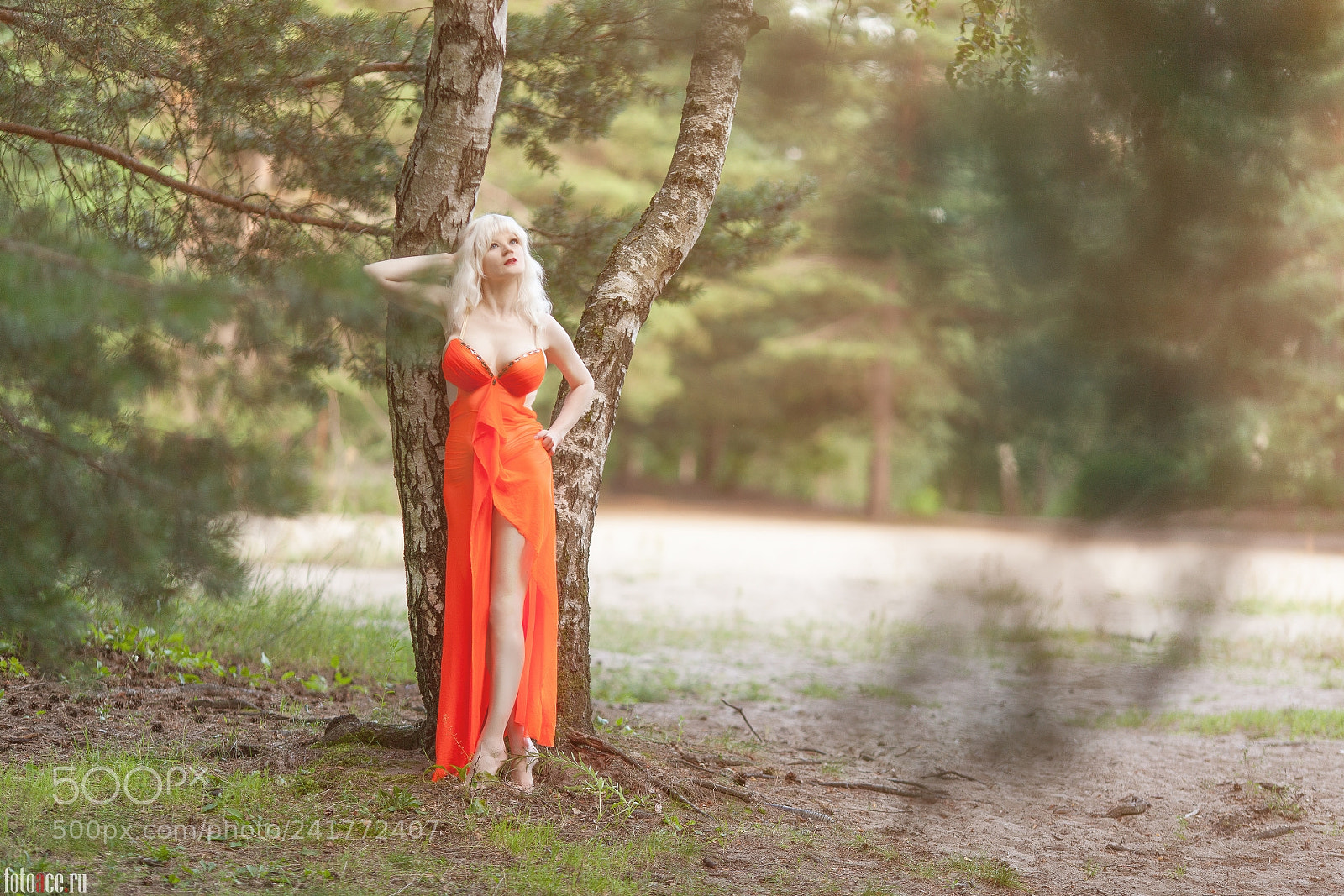 Canon EOS-1Ds Mark III sample photo. Forest girl photography