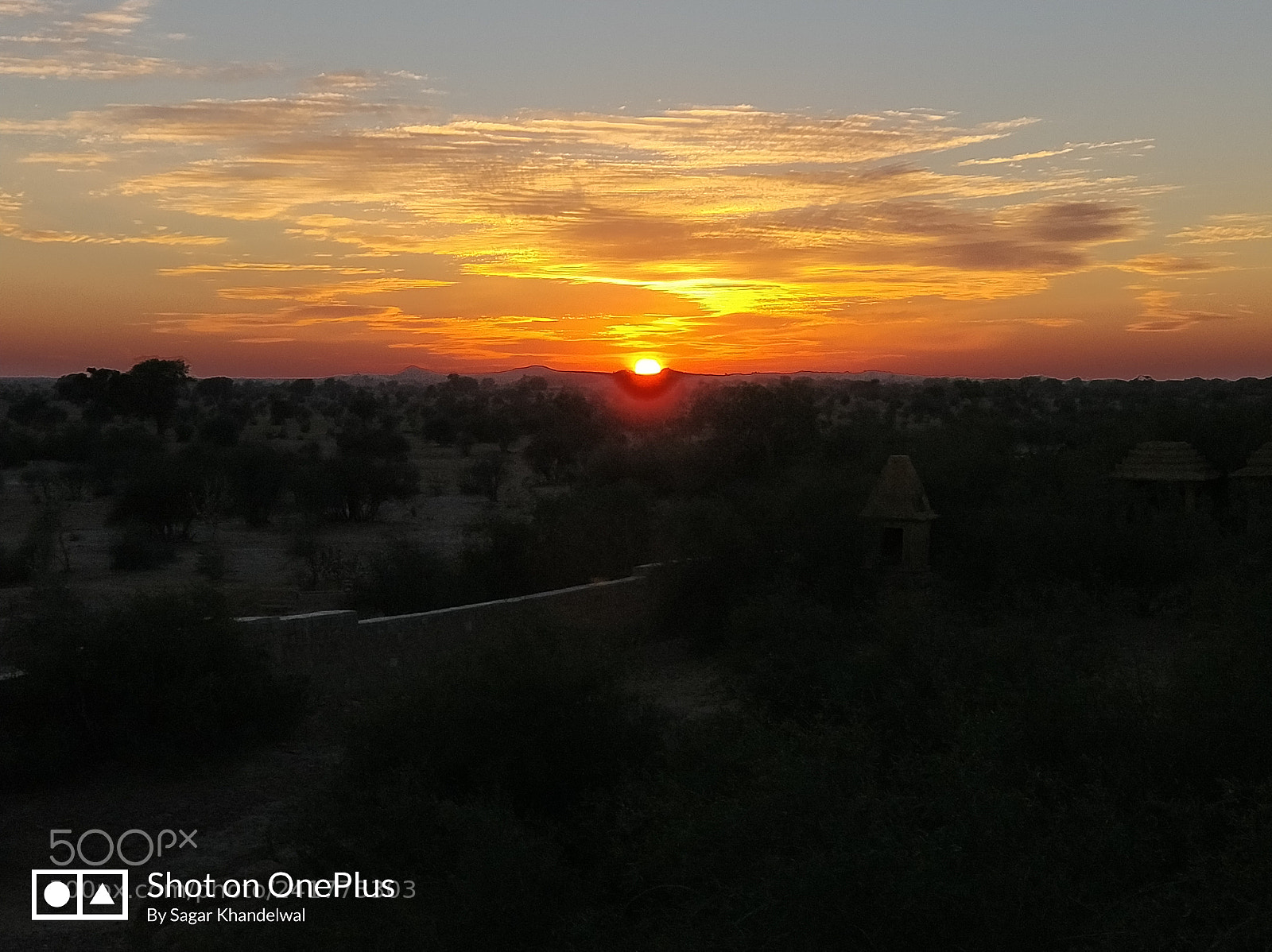 OnePlus 5 sample photo. #sunset in rajasthan photography