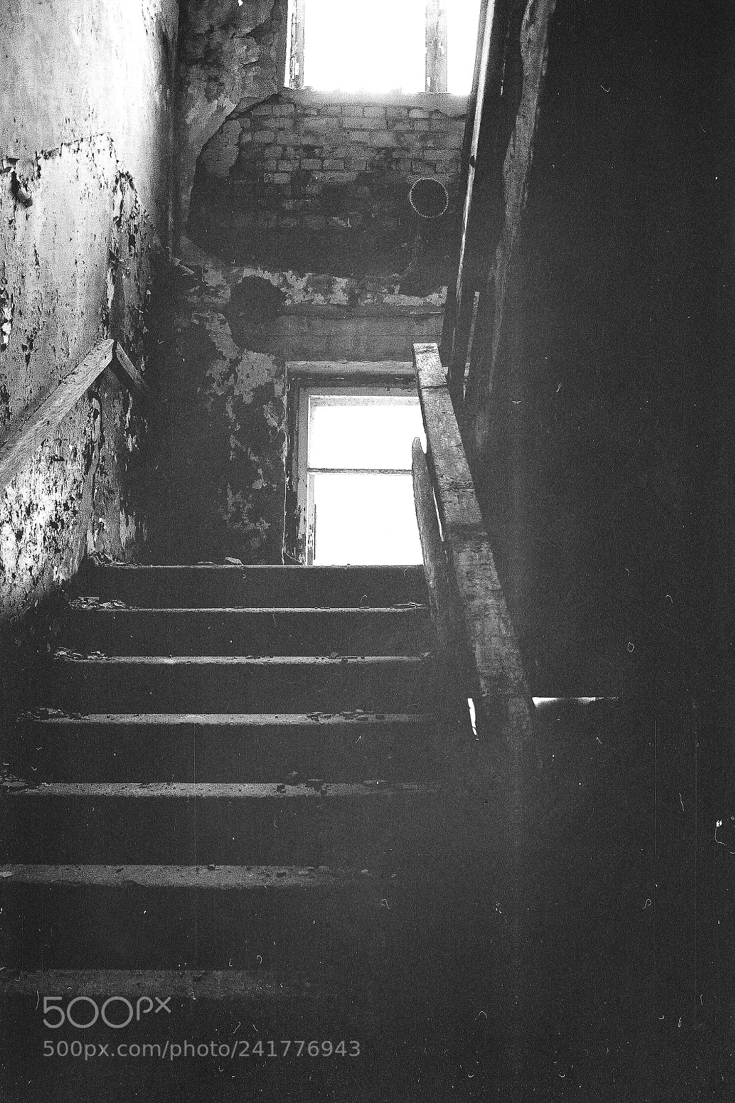 Canon EOS 60D sample photo. Abandoed stairs photography