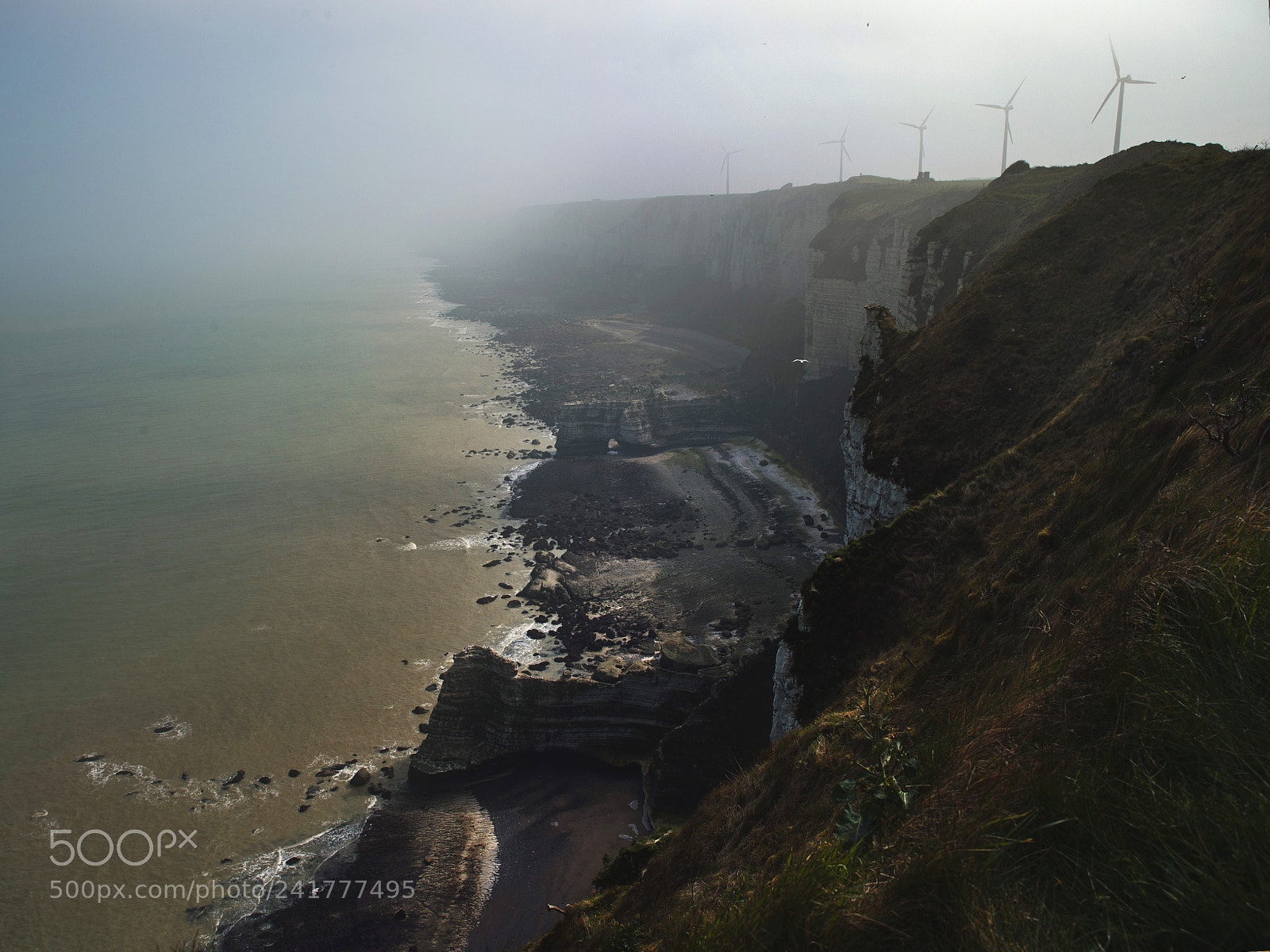 Nikon Df sample photo. Coast of normandy photography
