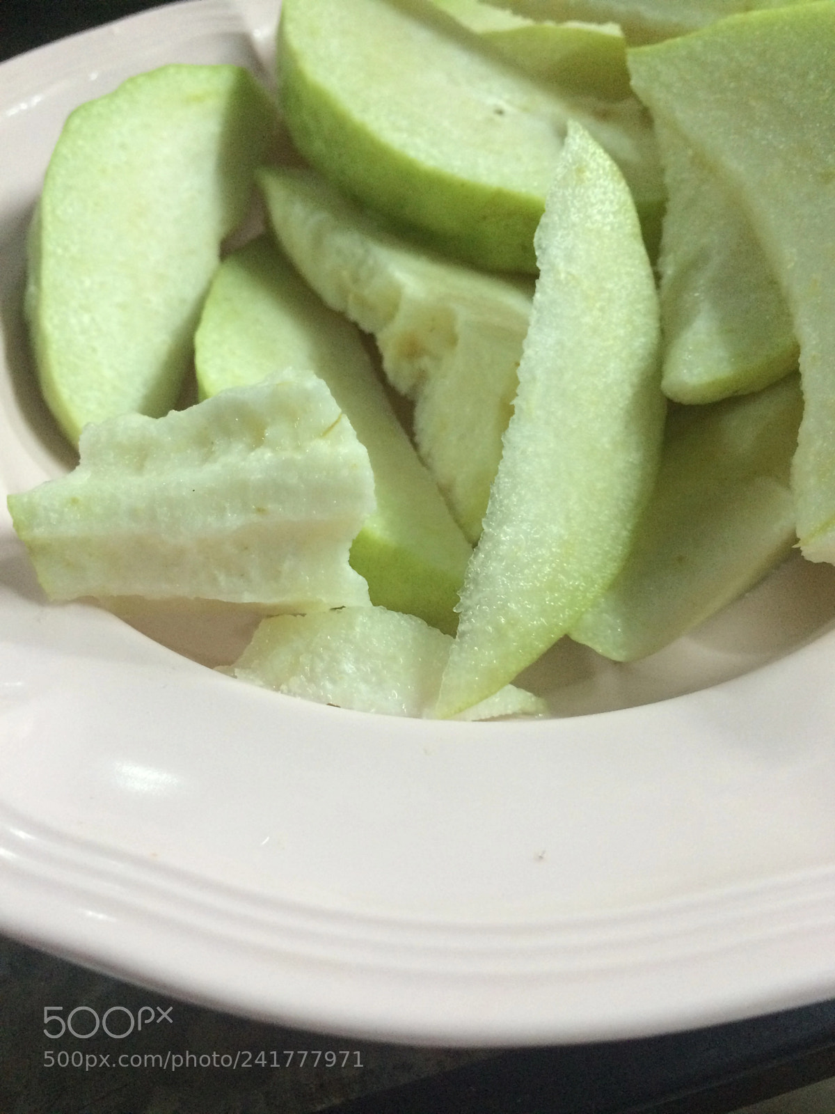 Apple iPhone 5s sample photo. Guava cut into pieces. photography