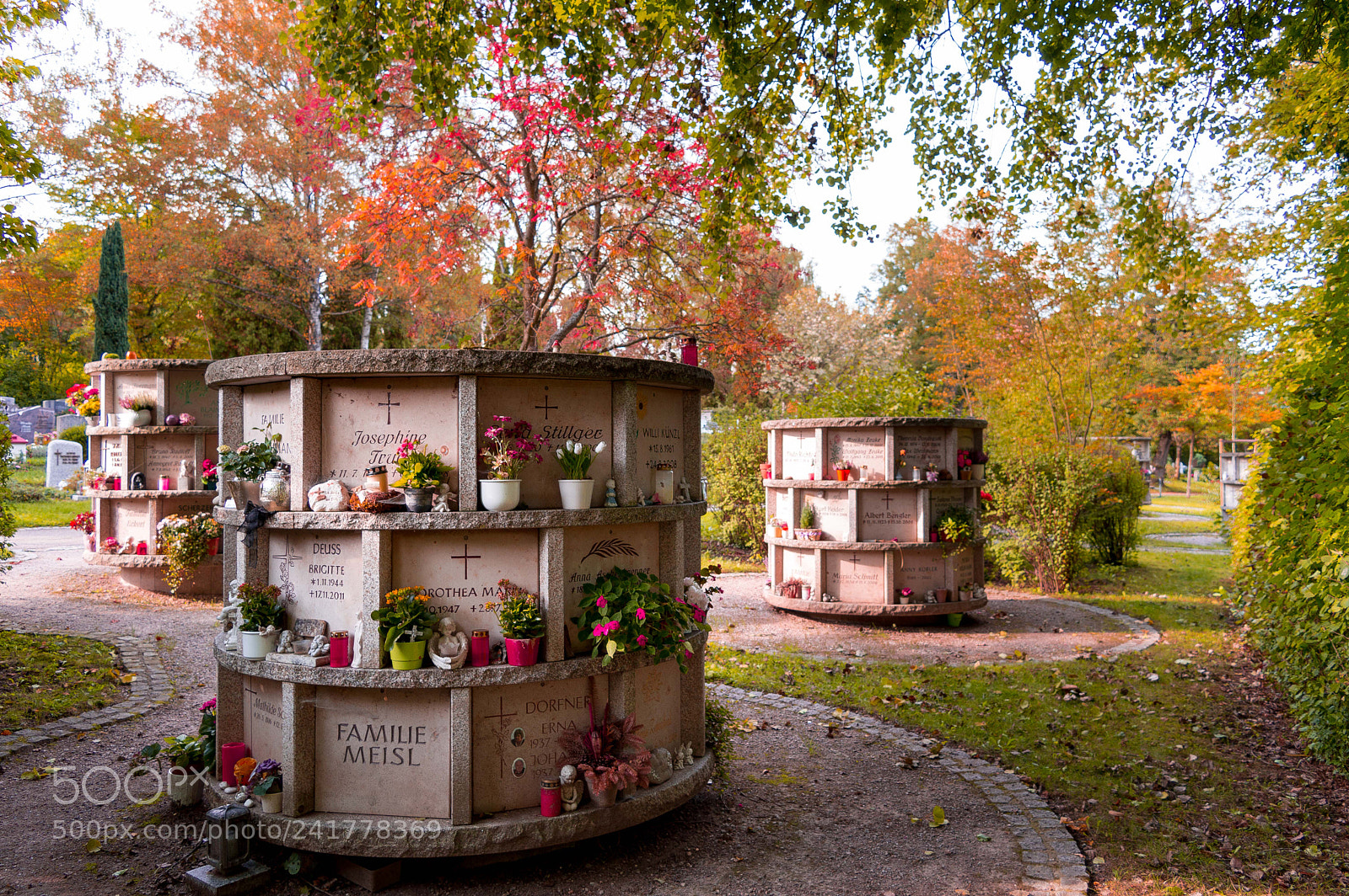 Nikon D3200 sample photo. Cemetery garden photography
