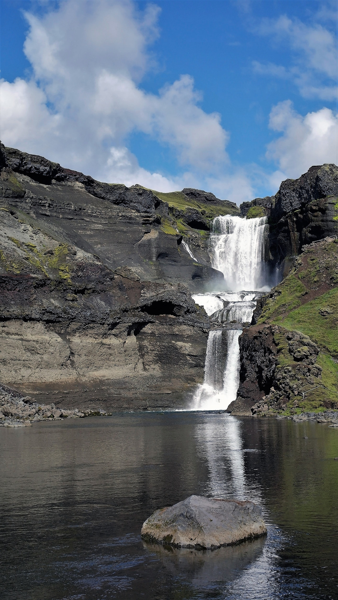 Samsung NX11 sample photo. Oferufoss waterfall, eldgja gorge, iceland photography