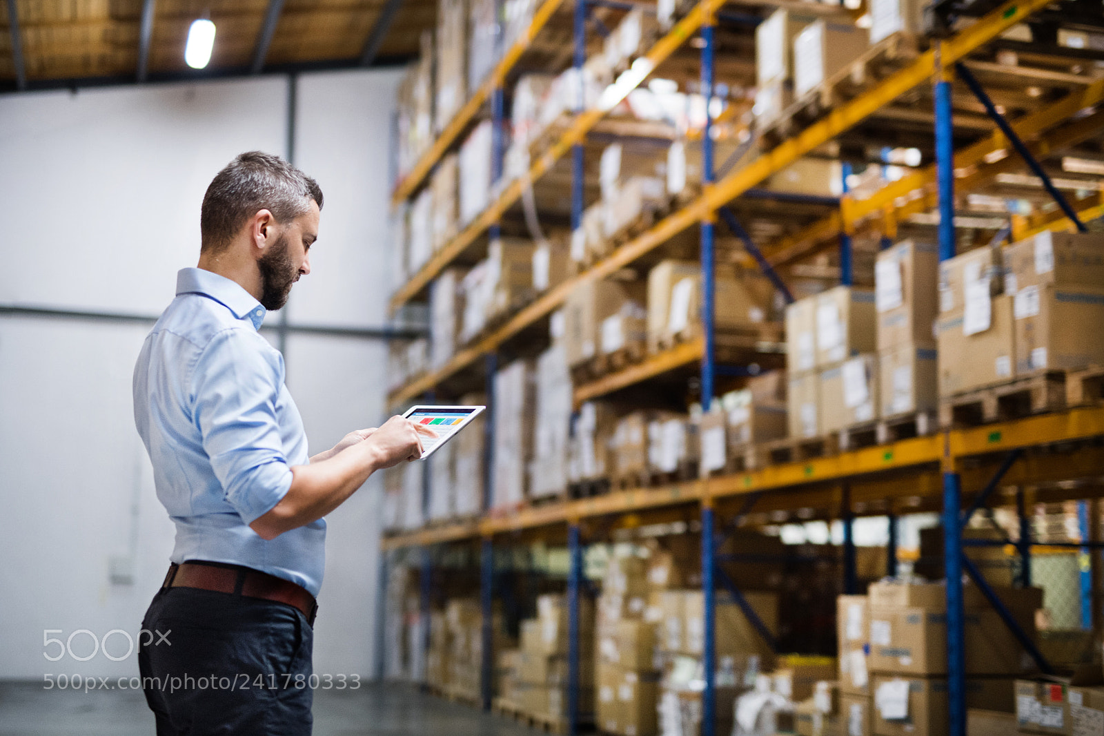 Nikon D5 sample photo. Man warehouse worker with photography