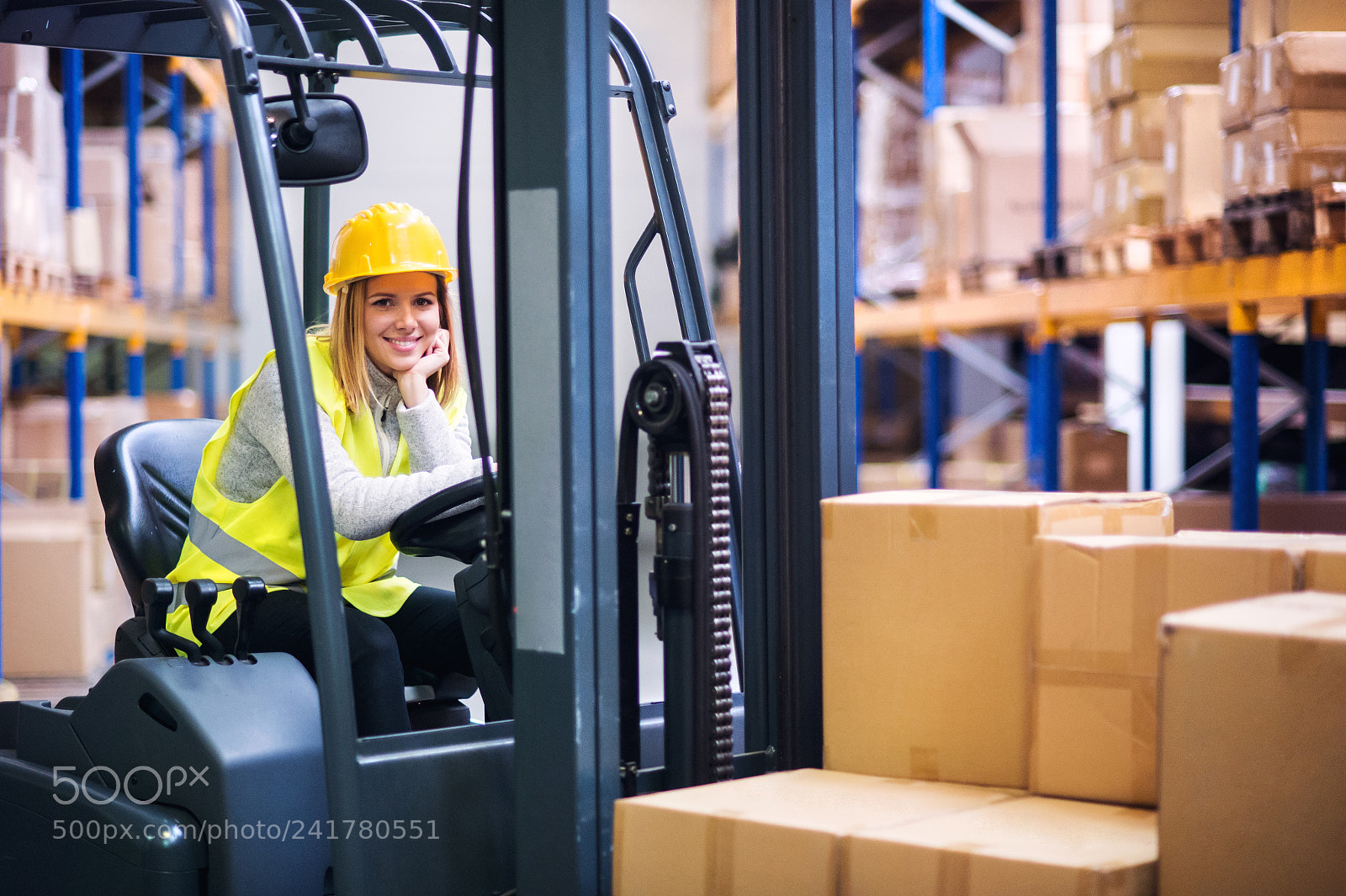 Nikon D4S sample photo. Woman warehouse worker with photography