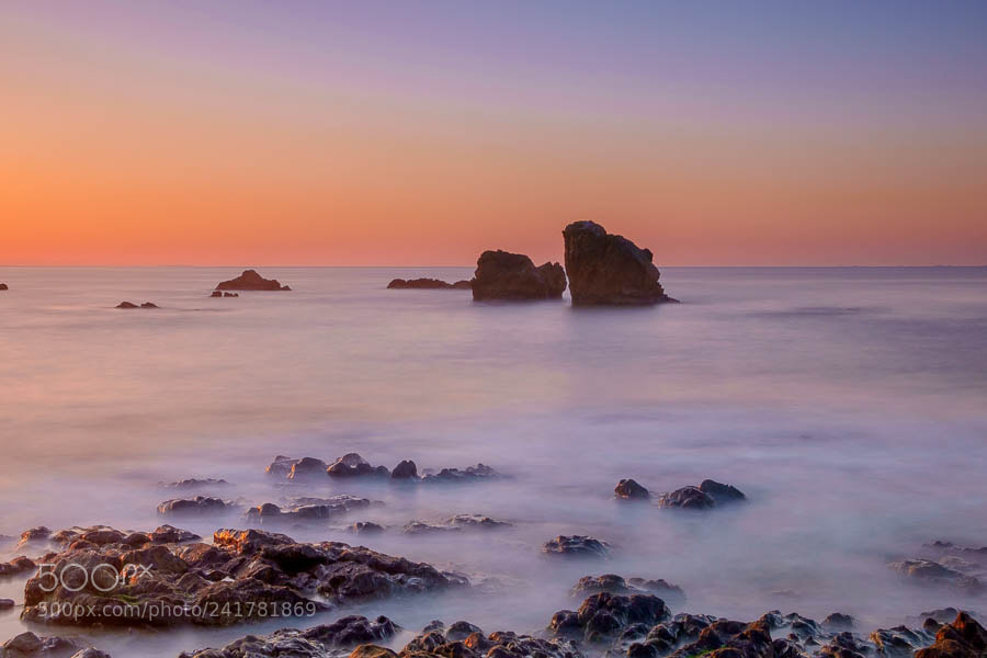 Fujifilm X-E1 sample photo. Morning sea photography