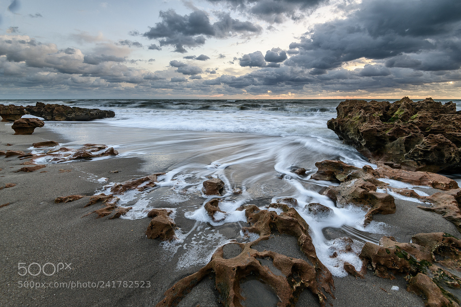 Nikon D850 sample photo. Waves at sunrise photography
