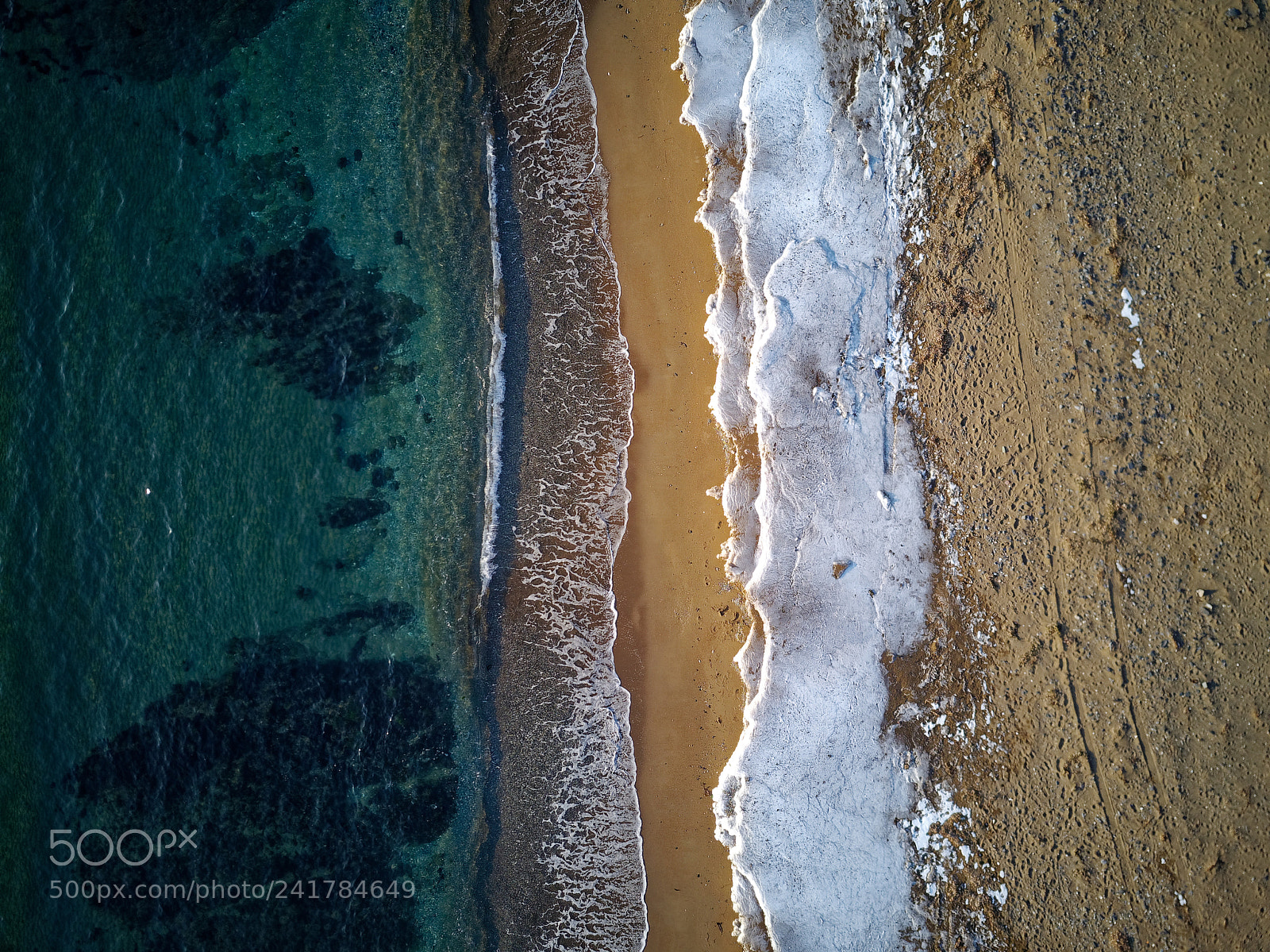 DJI FC220 sample photo. Water and snow photography