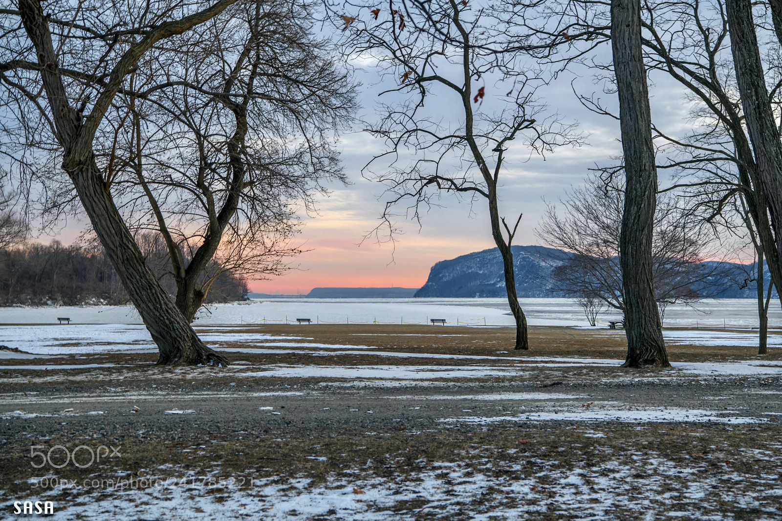 Nikon D850 sample photo. Frozen evening photography