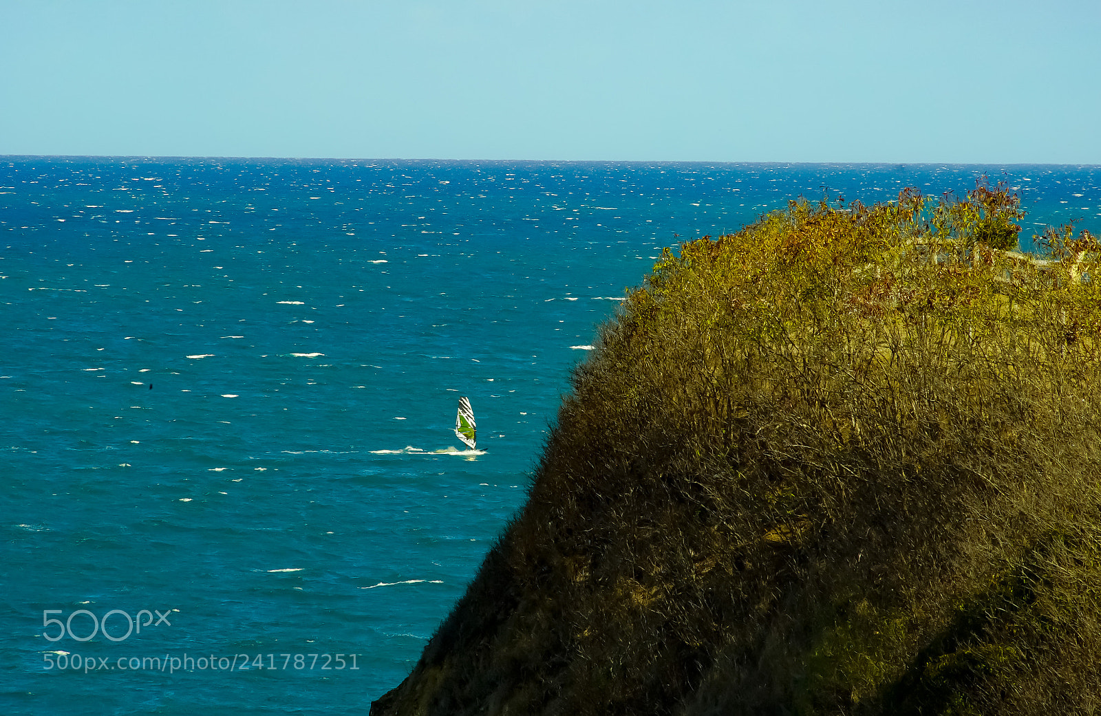 Sony a7S sample photo. Windsurfer cliff. photography