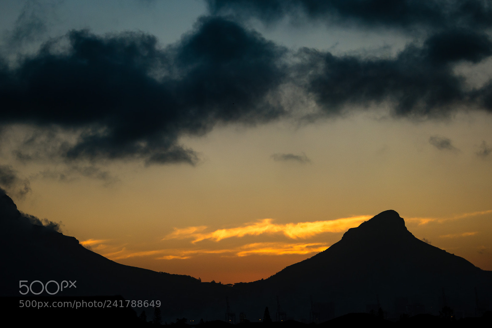 Samsung NX1 sample photo. Cape town sunset photography