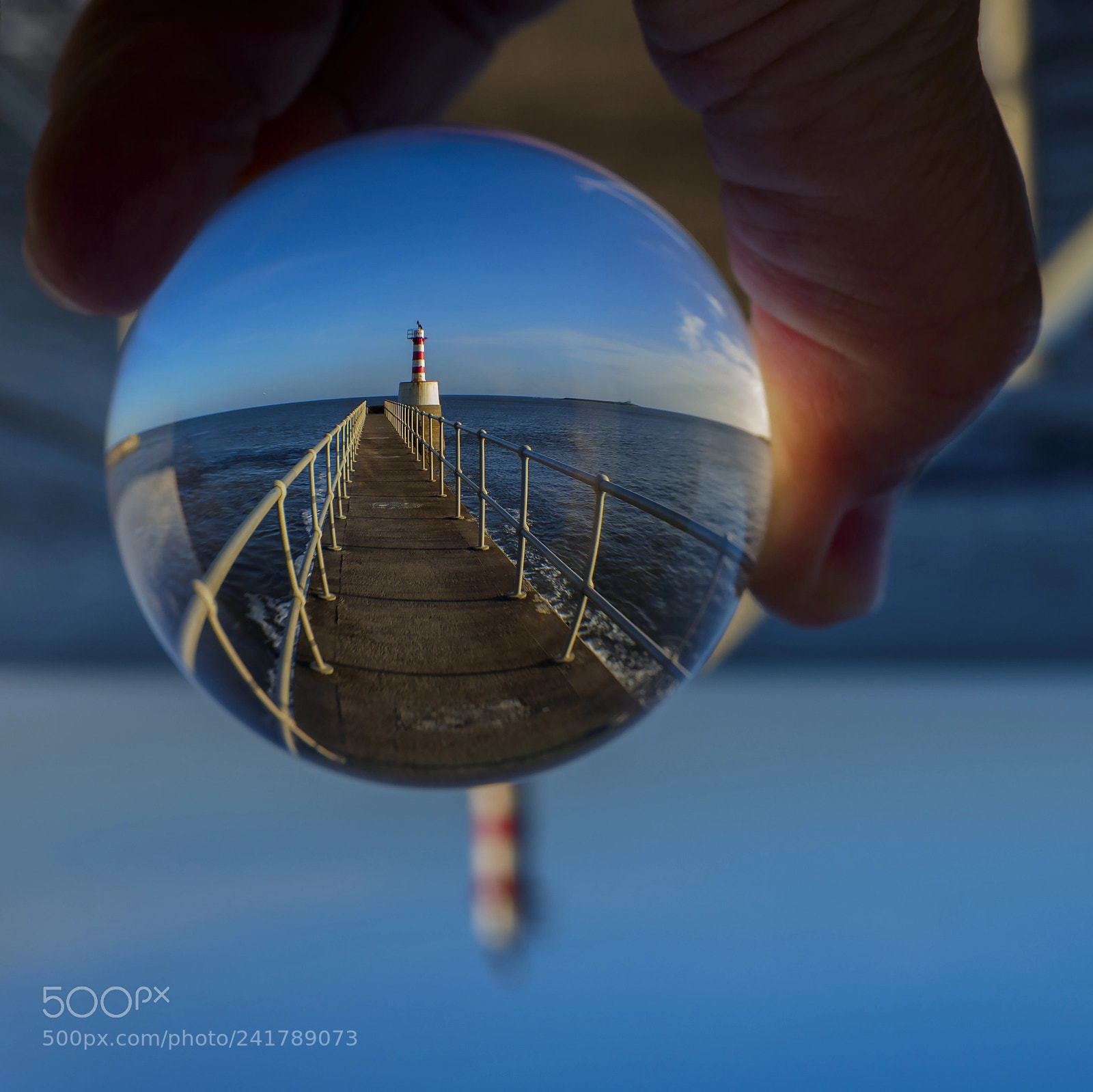 Olympus OM-D E-M1 Mark II sample photo. Amble (lensball shot) photography