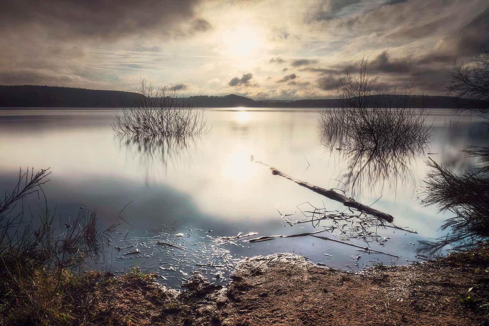 Großer Brombachsee zur Abendstunde