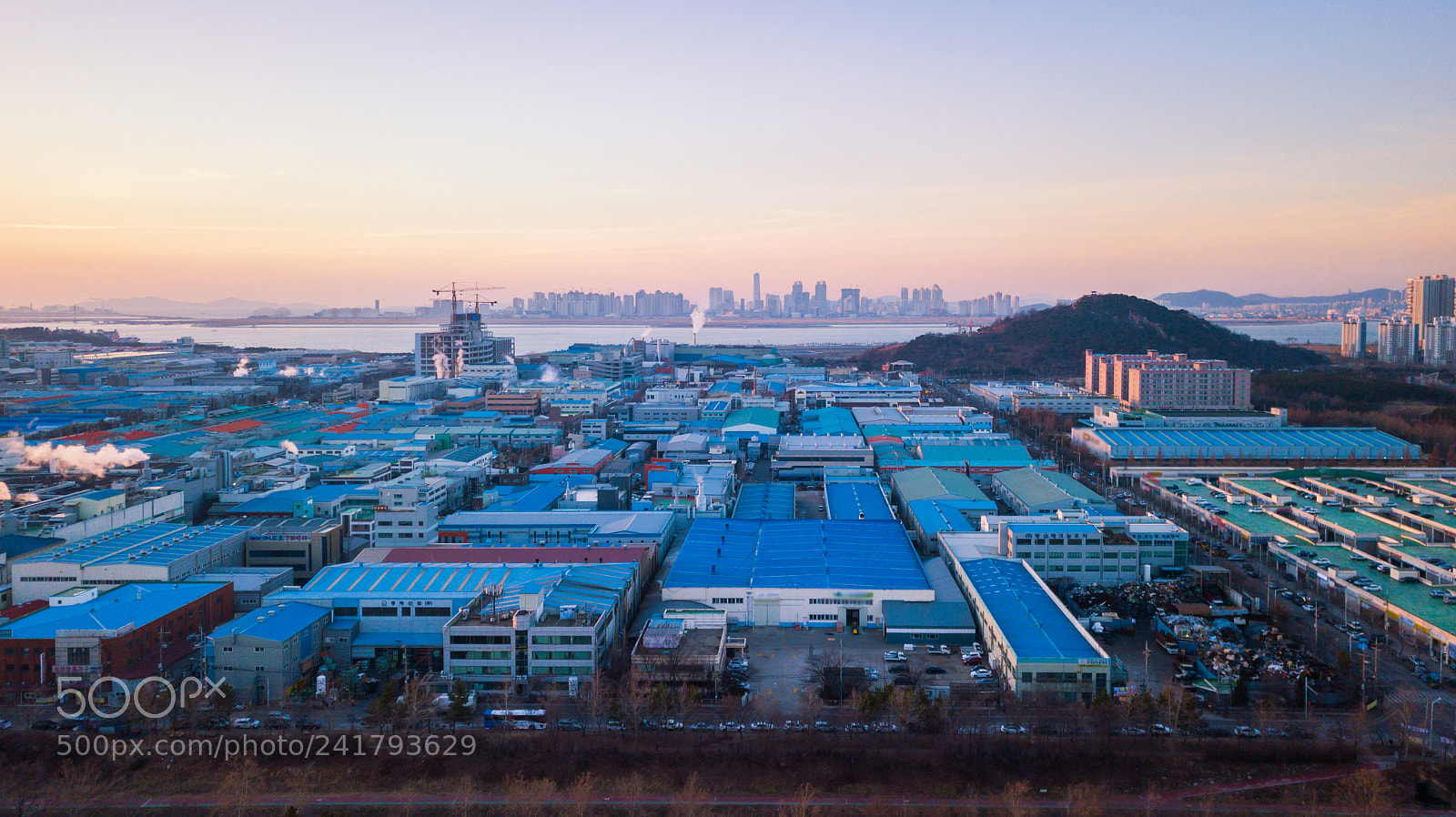 DJI FC220 sample photo. Aerial view sunset of photography
