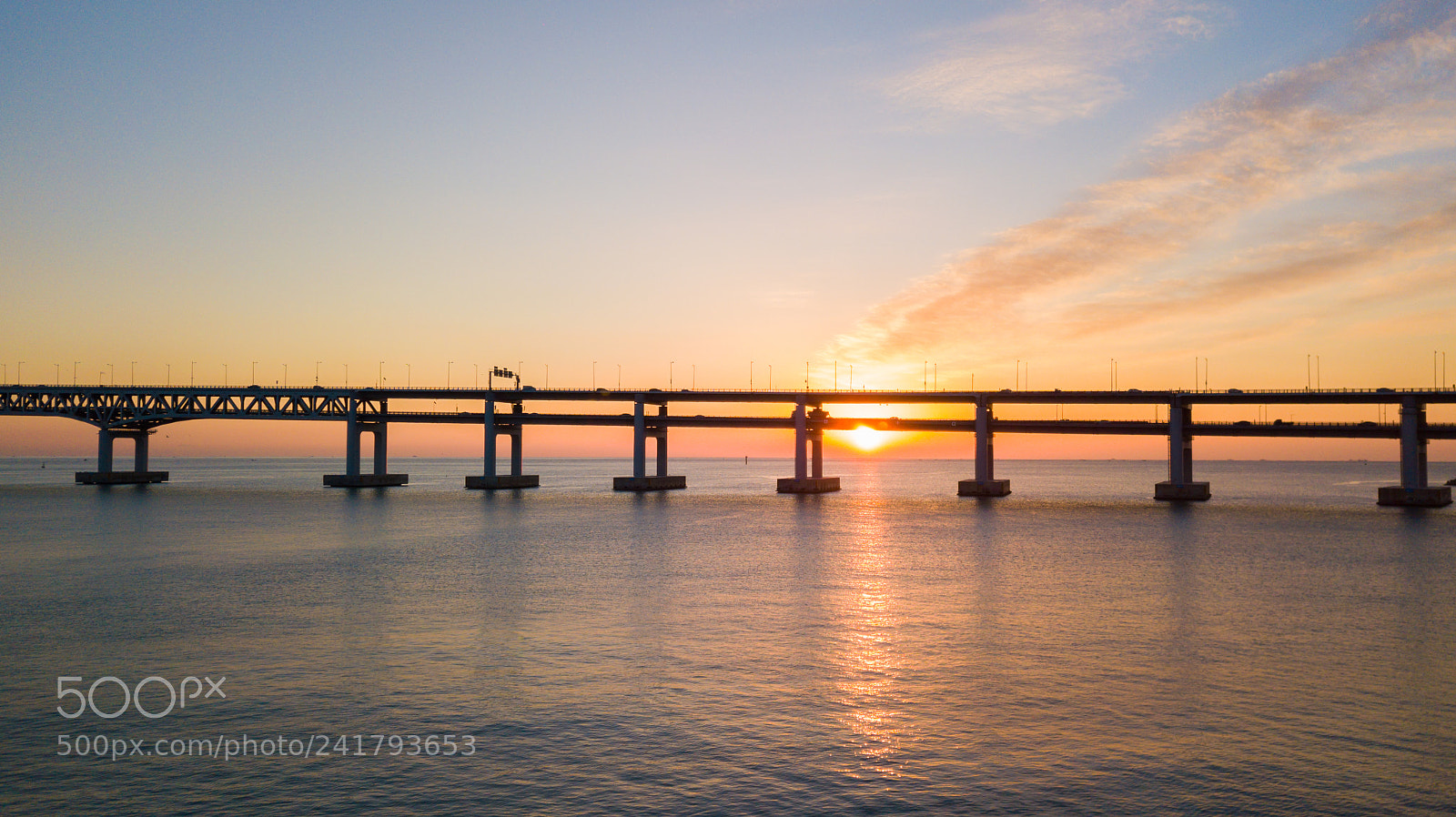 DJI FC220 sample photo. Gwangan bridge and haeundae photography