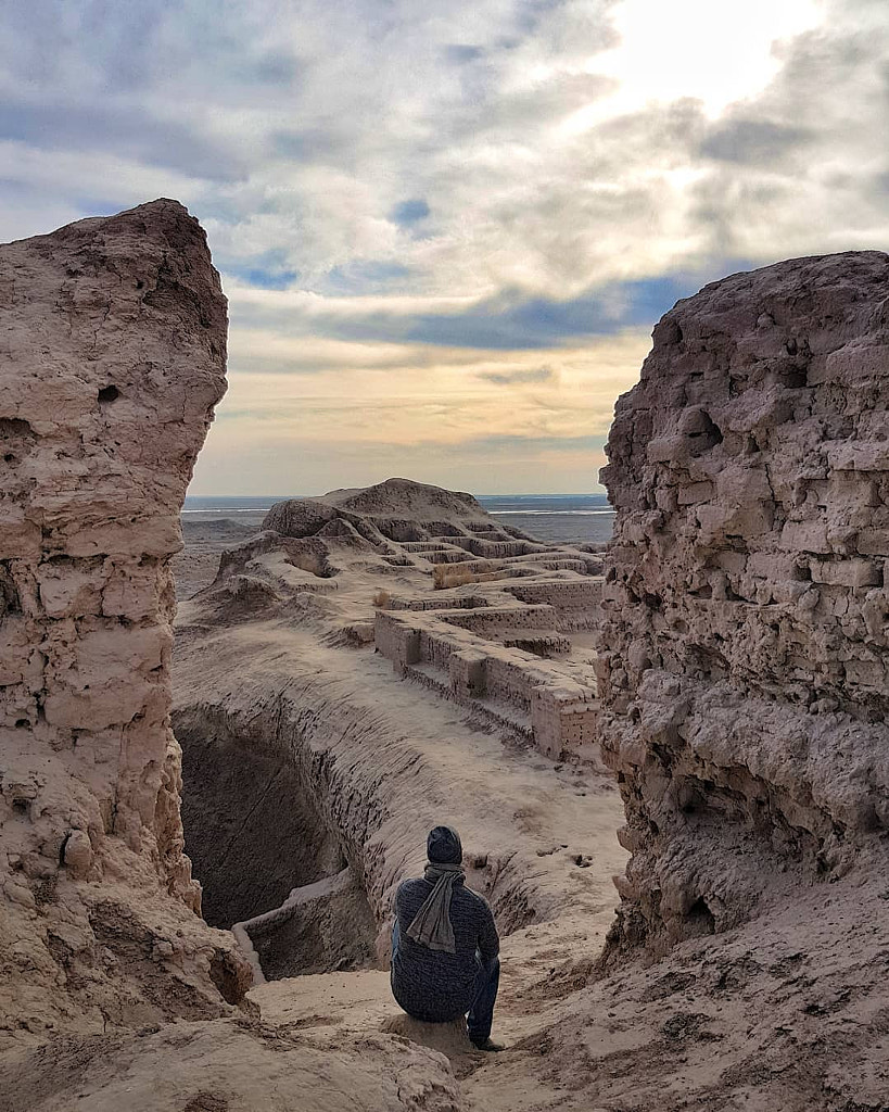 Breathtaking view of Toprak Qala castle in the Republic of Karakalpakstan ... by João Leitão on 500px.com