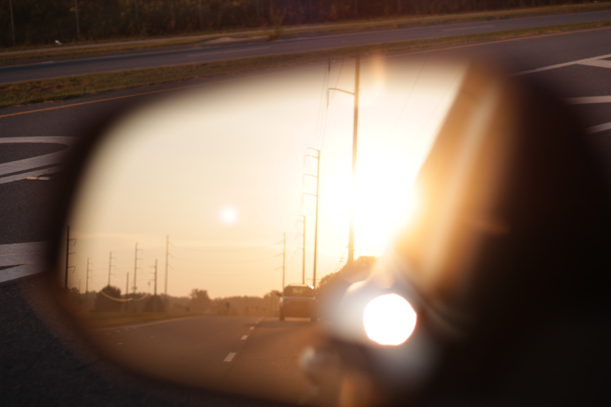 Canon EOS 1100D (EOS Rebel T3 / EOS Kiss X50) sample photo. Sunset in the rearview photography