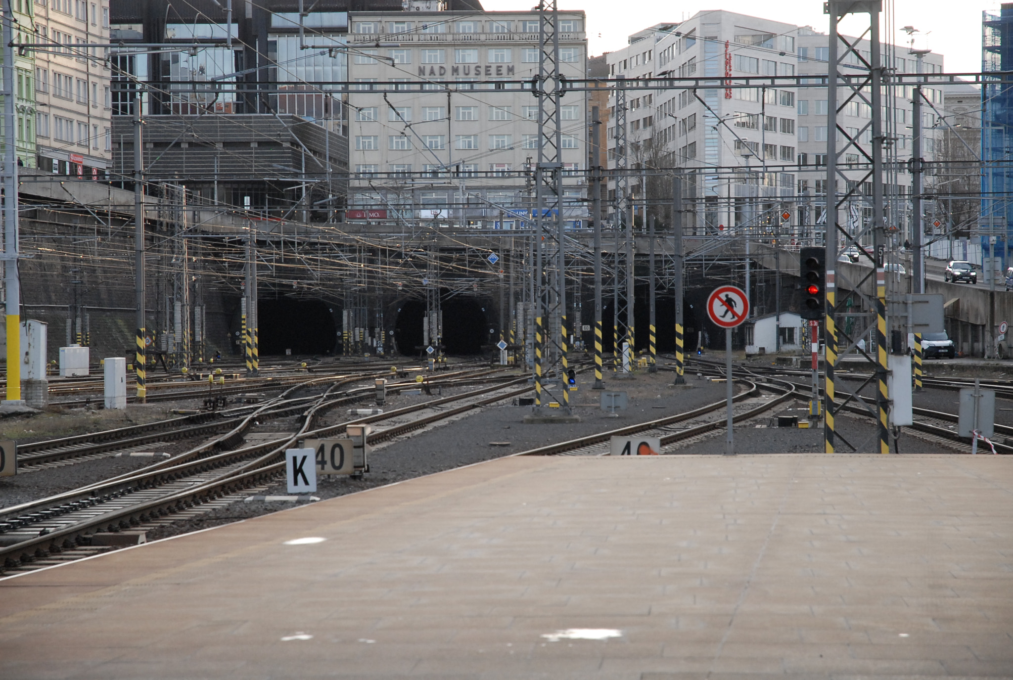 Nikon D200 sample photo. Prague main station photography