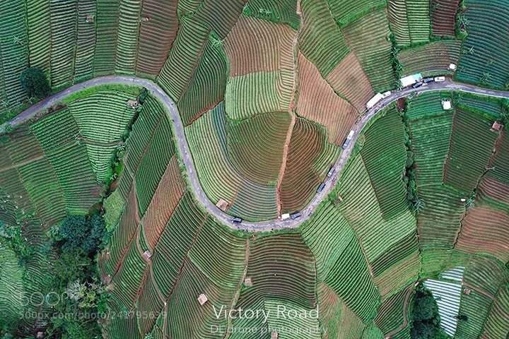 DJI FC220 sample photo. Victory road photography