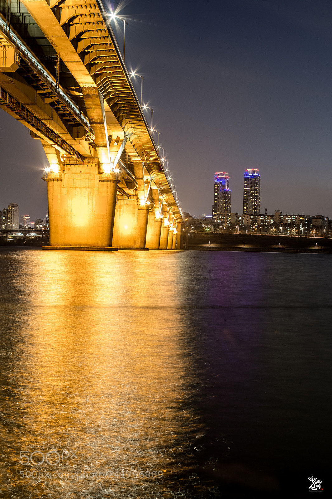 Fujifilm X-T2 sample photo. Night of han river photography