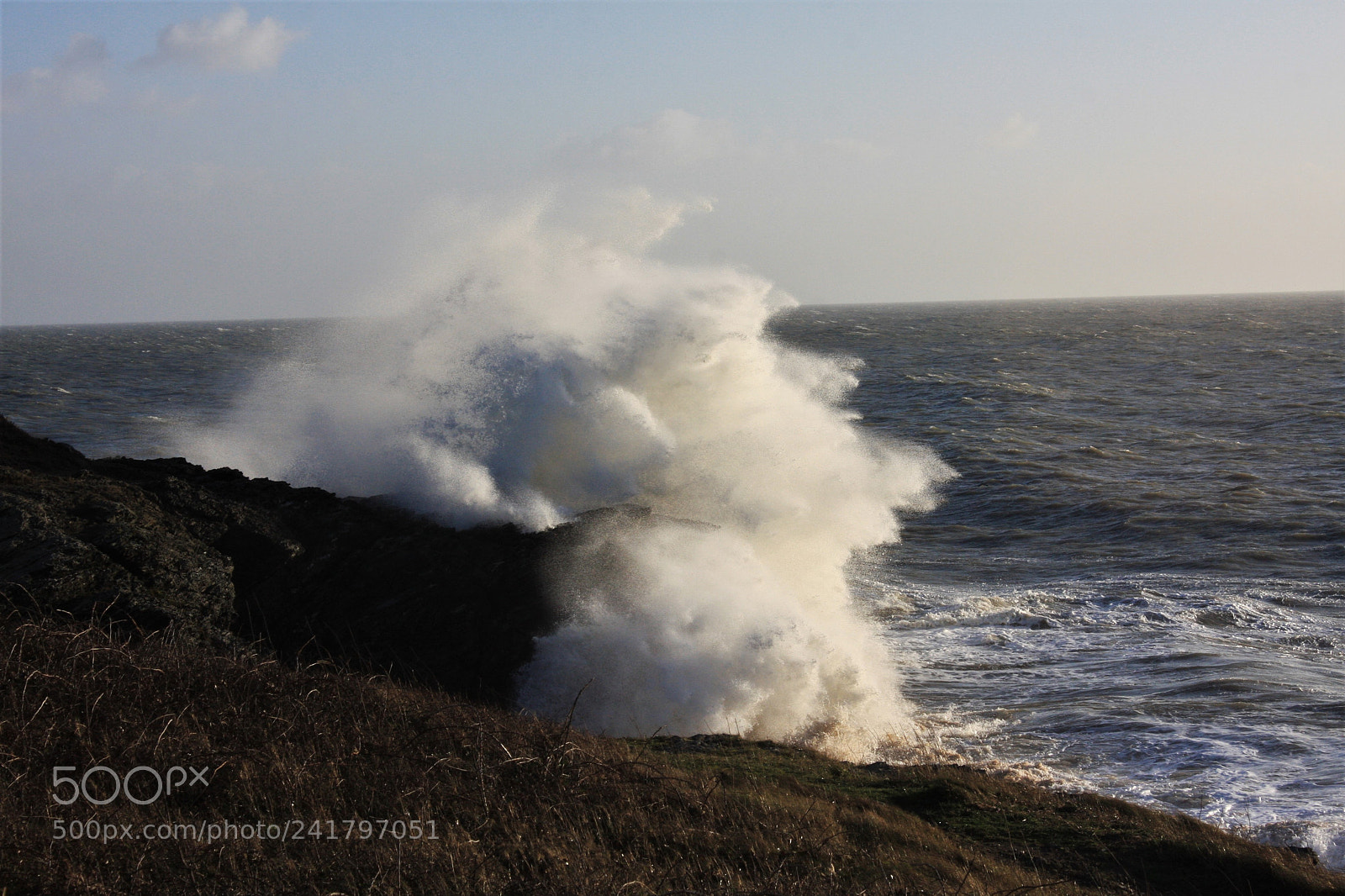 Canon EOS 40D sample photo. Vague tempête photography