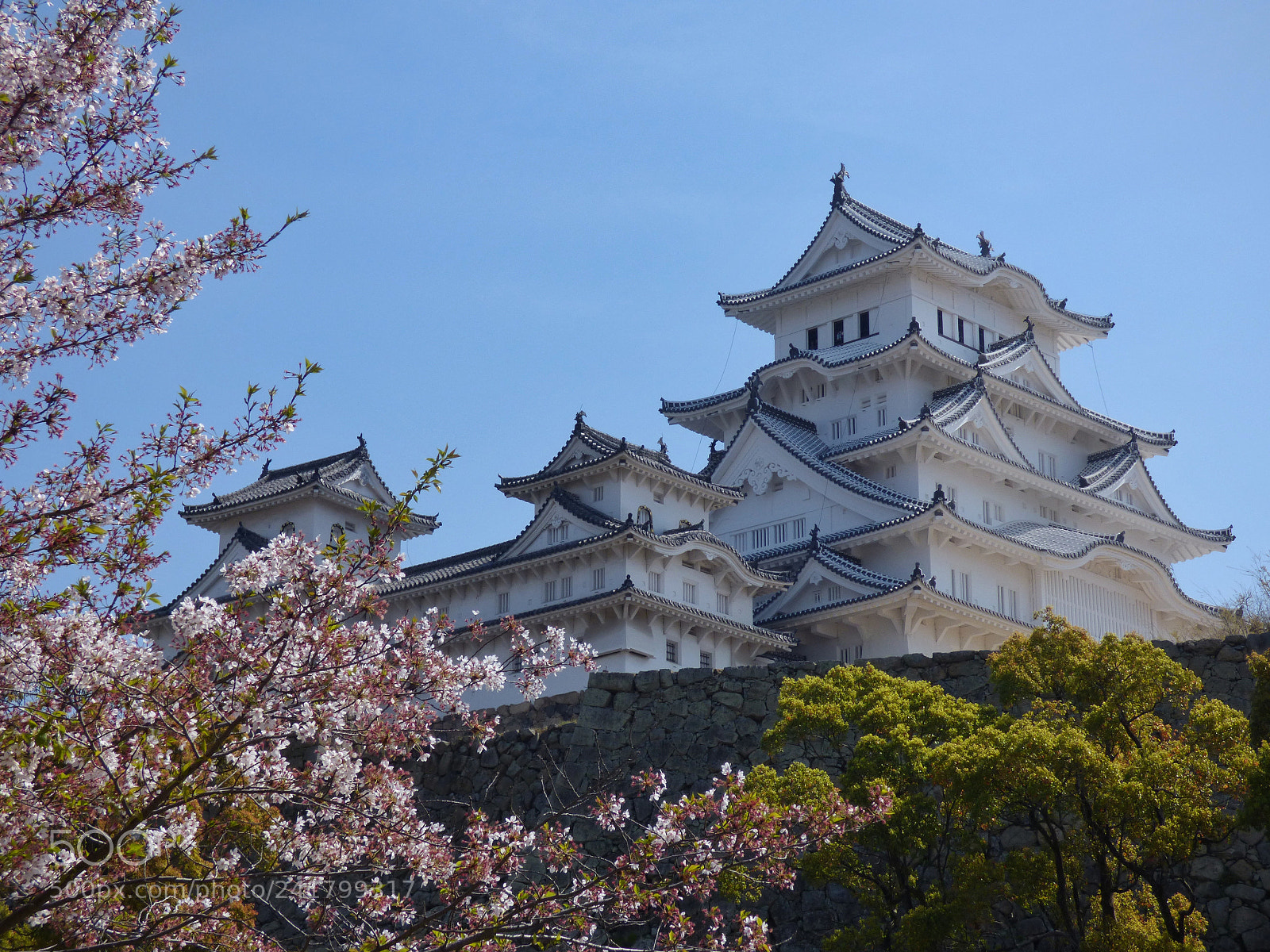 Panasonic DMC-FZ72 sample photo. Himeji castle photography