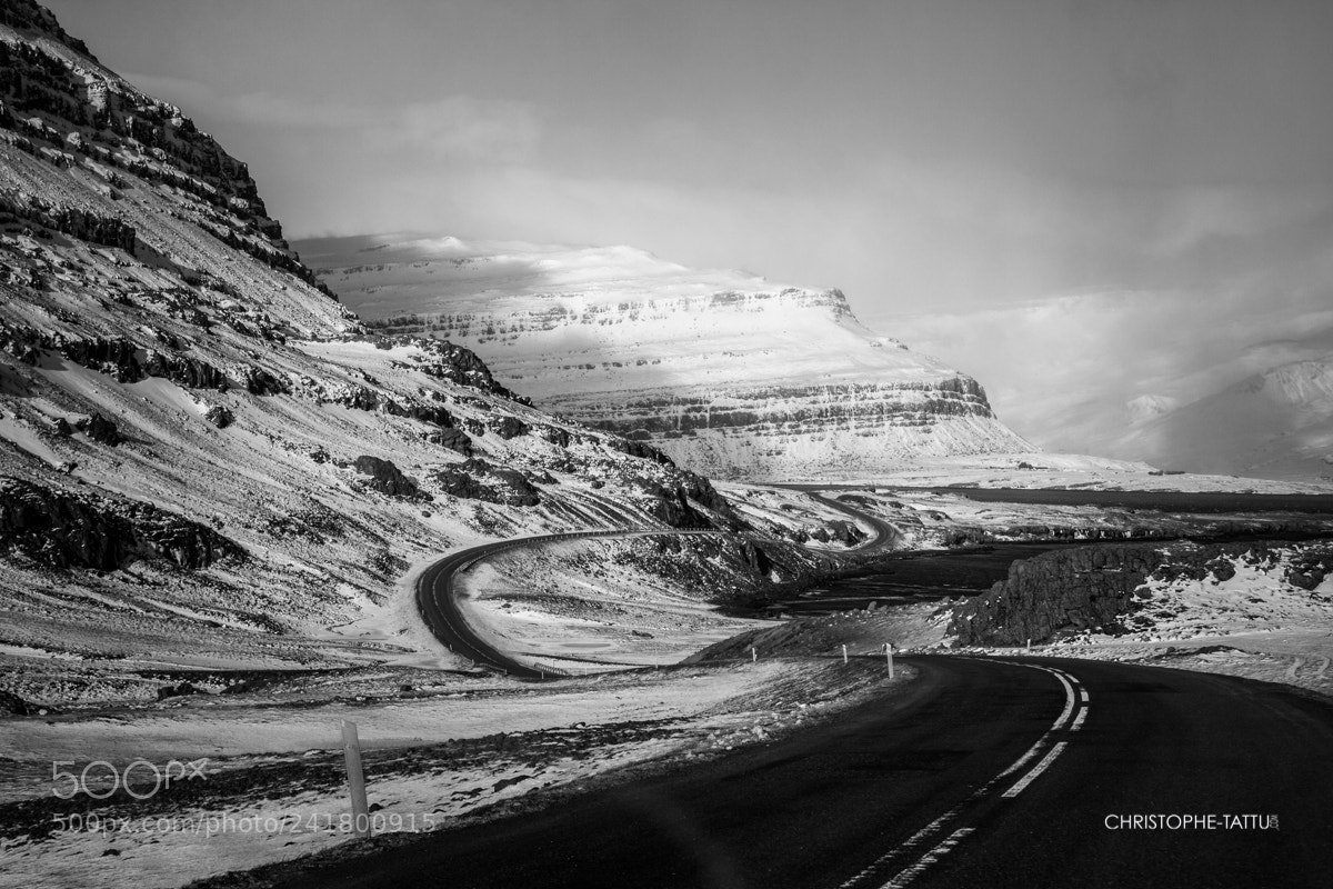 Canon EOS 50D sample photo. Zig zag road photography