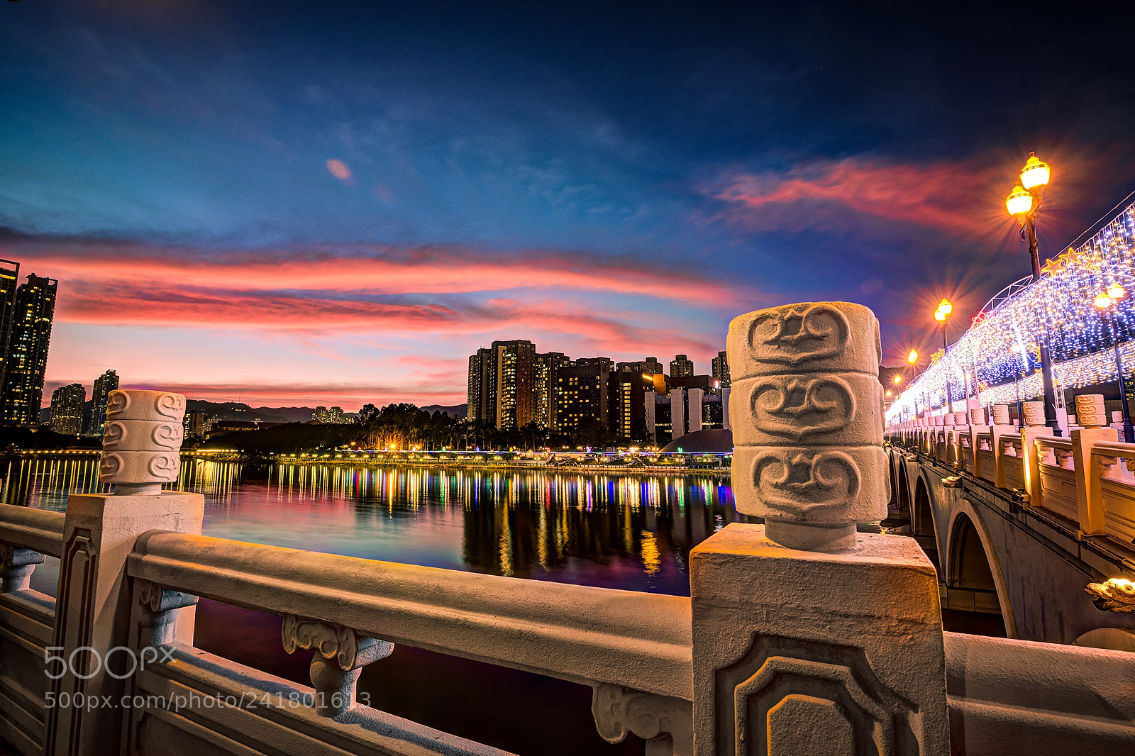 Fujifilm X-T2 sample photo. Sunset shing mun river photography