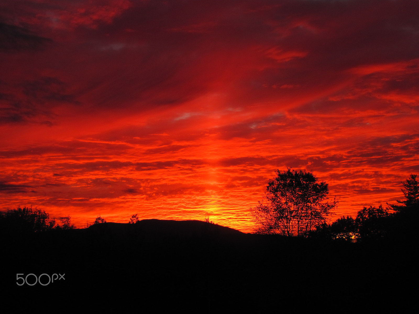Canon PowerShot SX120 IS sample photo. Fire in the sky photography