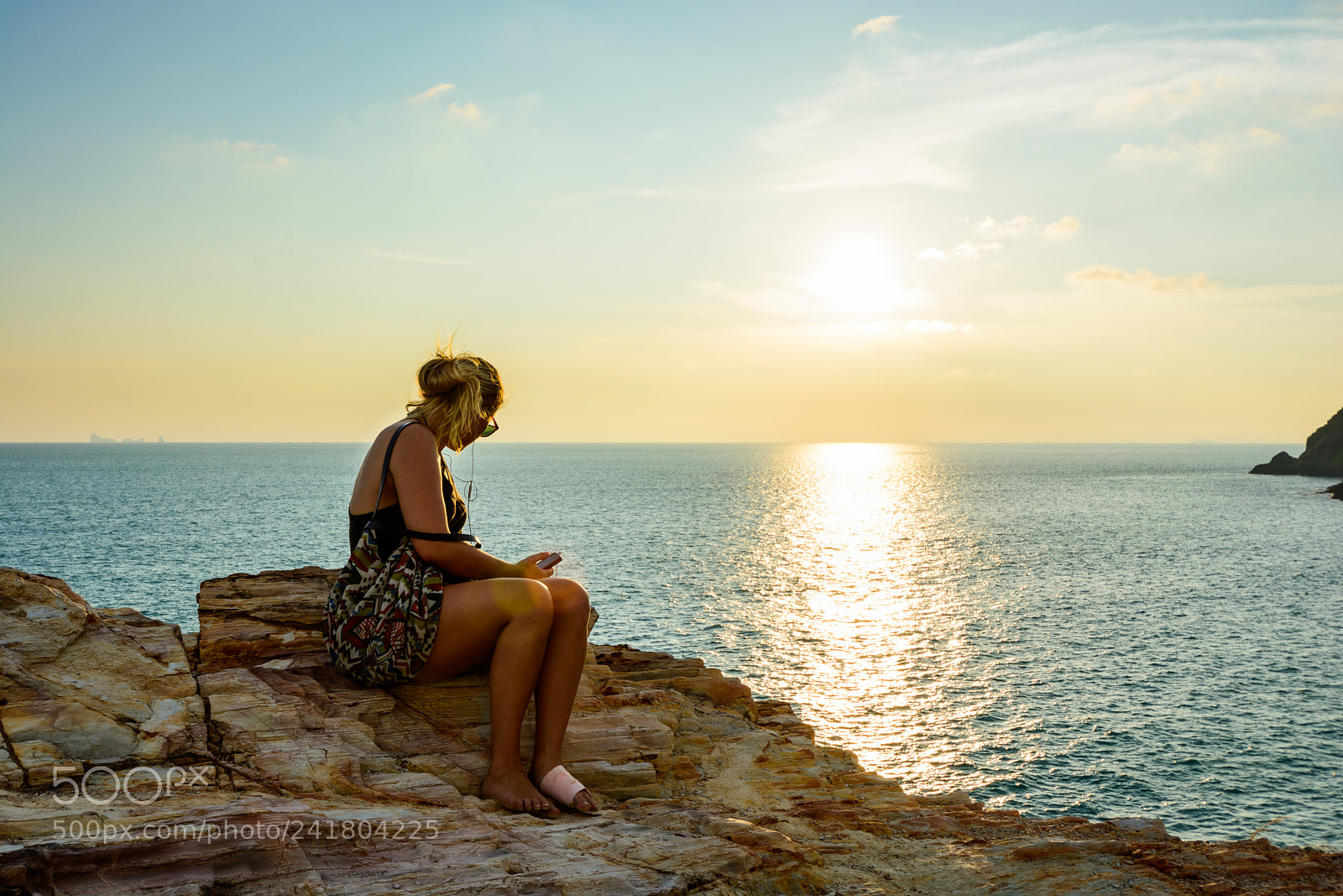 Nikon D7100 sample photo. Woman listening music on photography