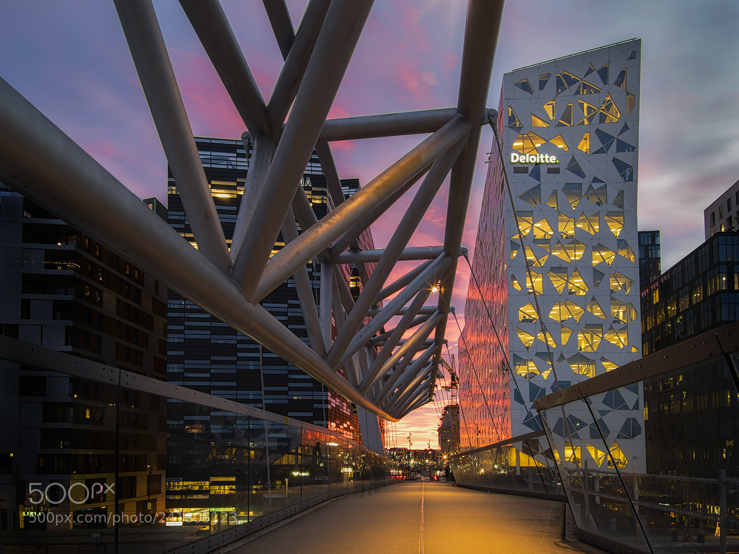 Pentax K-1 sample photo. Akrobaten pedestrian bridge photography