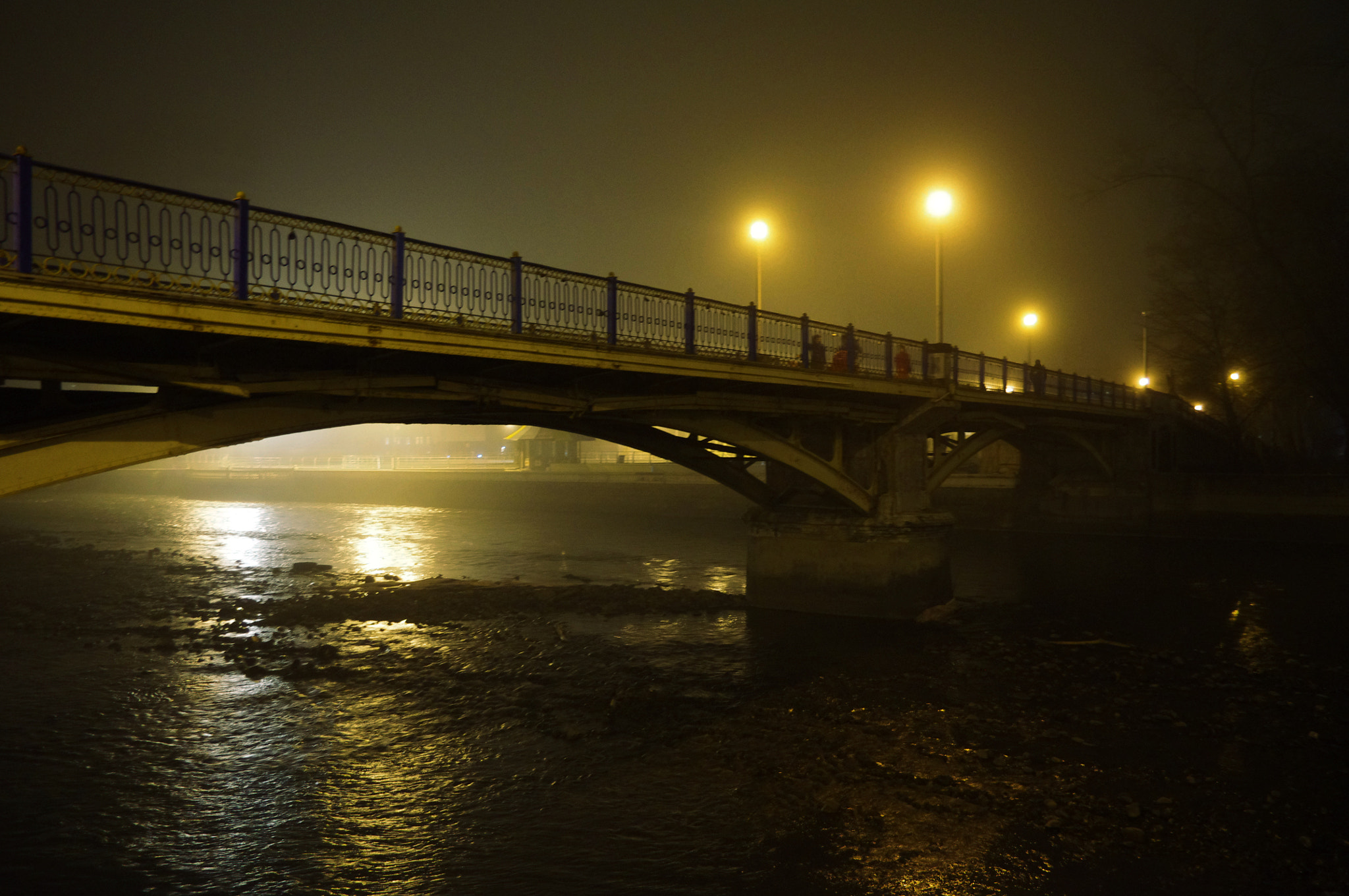 Pentax K-x sample photo. Pedestrian bridge over the terek. vladikavkaz. photography