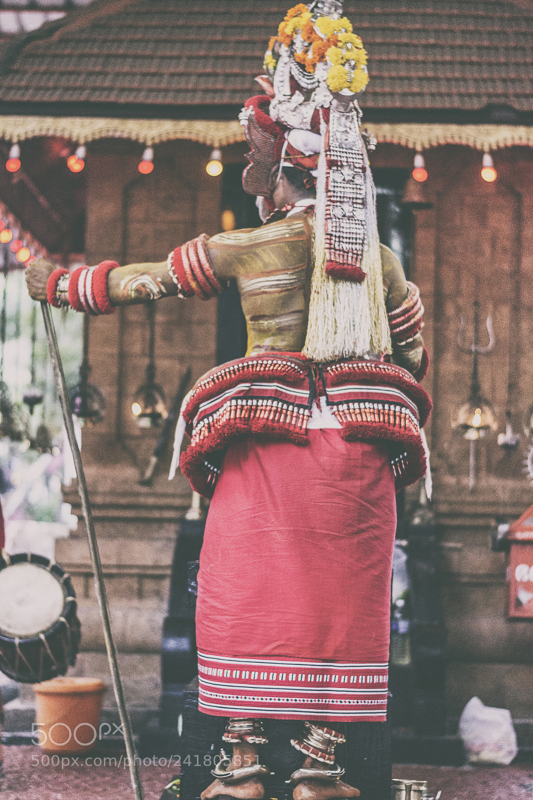 Nikon D3100 sample photo. Theyyam - among the photography