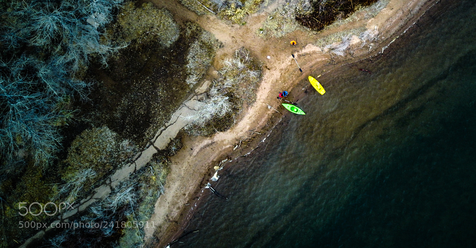 DJI FC220 sample photo. Kayaking photography