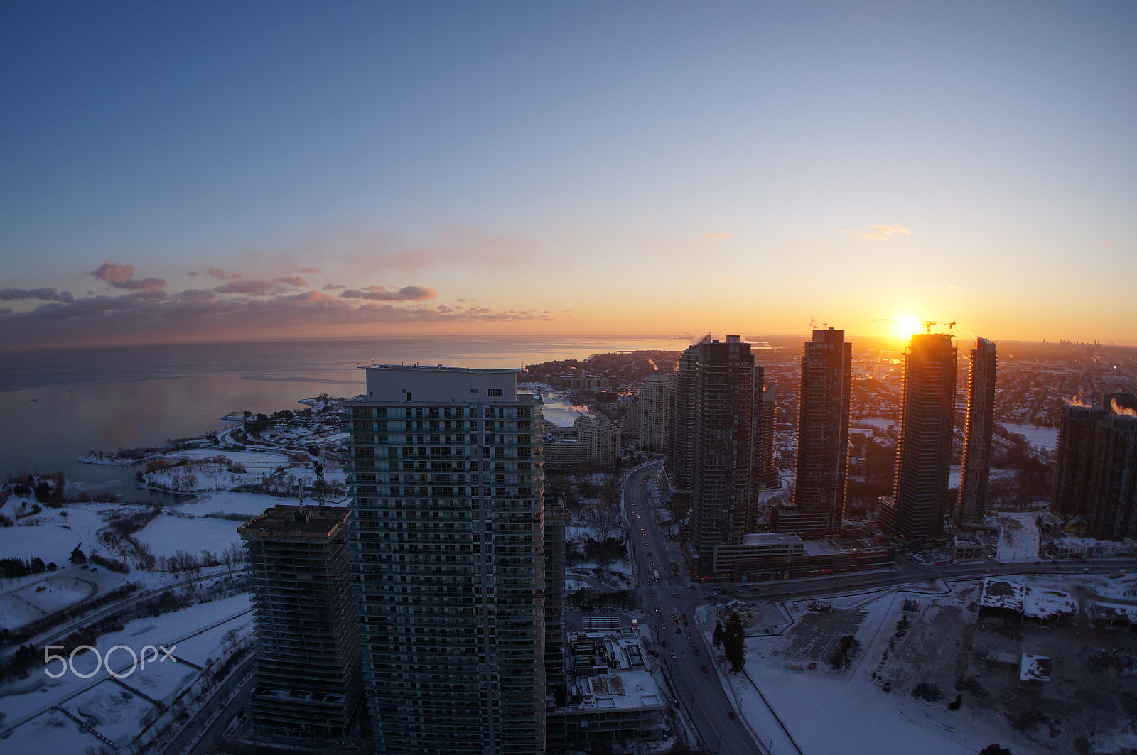 Sony E 20mm F2.8 sample photo. Setting winter sun photography