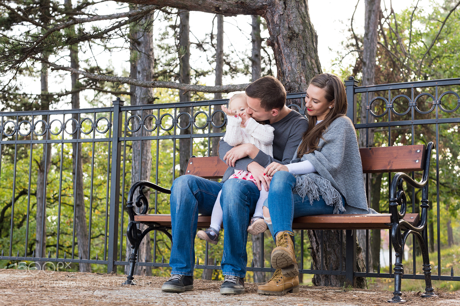 Nikon D810 sample photo. Happy family of three photography