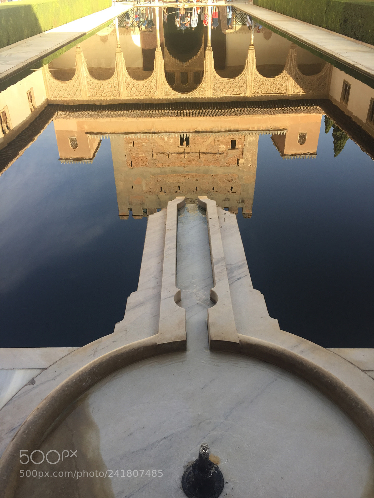 Apple iPhone 6 sample photo. Alhambra reflection photography