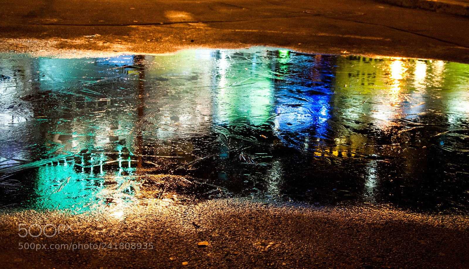 Nikon D3000 sample photo. Ice lights photography