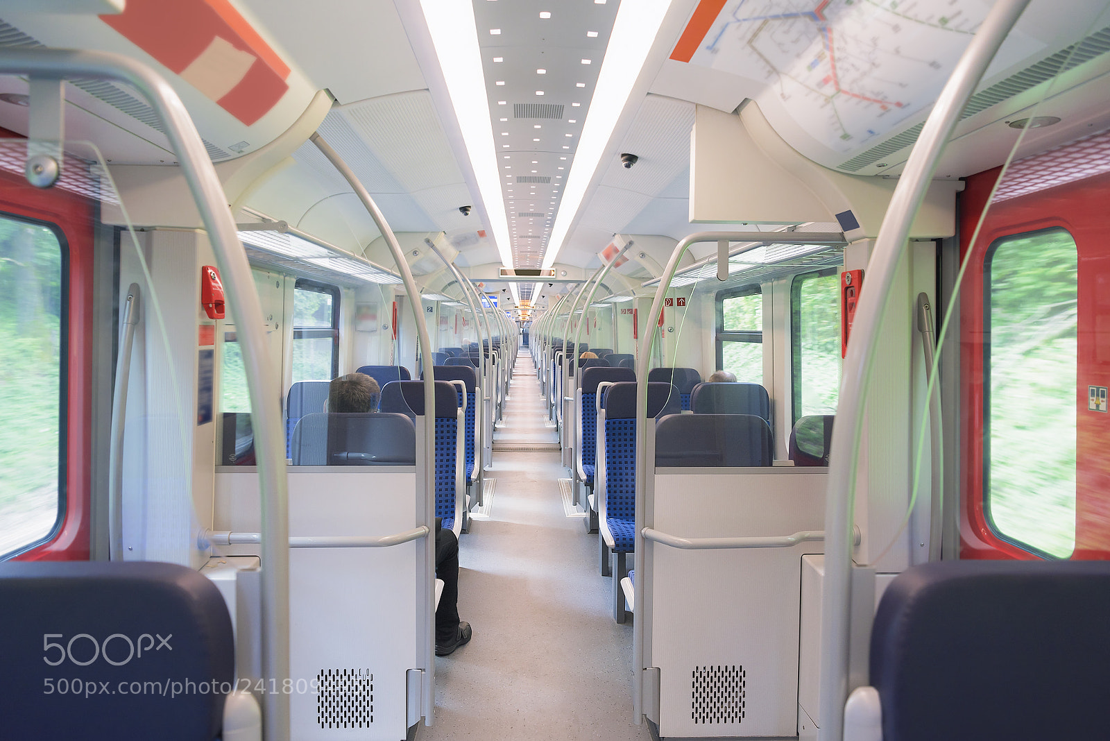 Nikon D750 sample photo. Long train interior photography