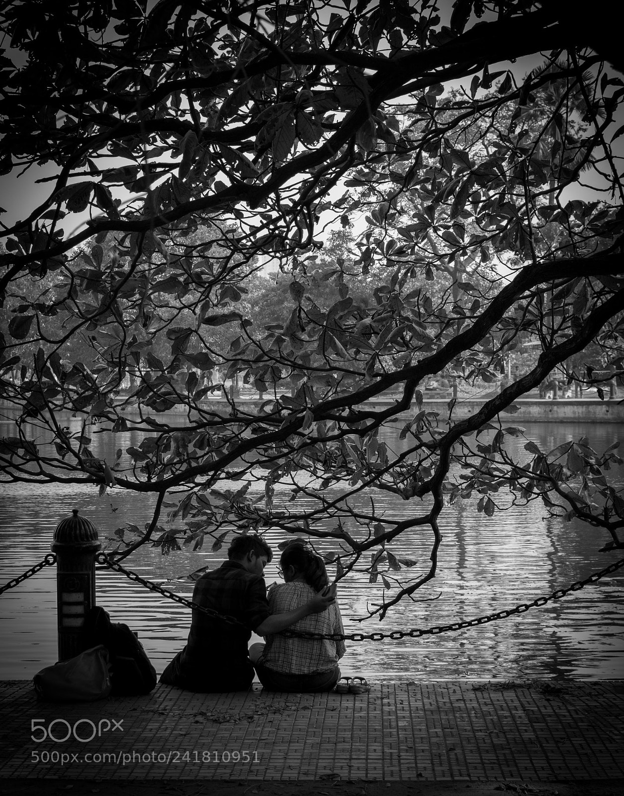 Nikon D5500 sample photo. Monochrome love photography