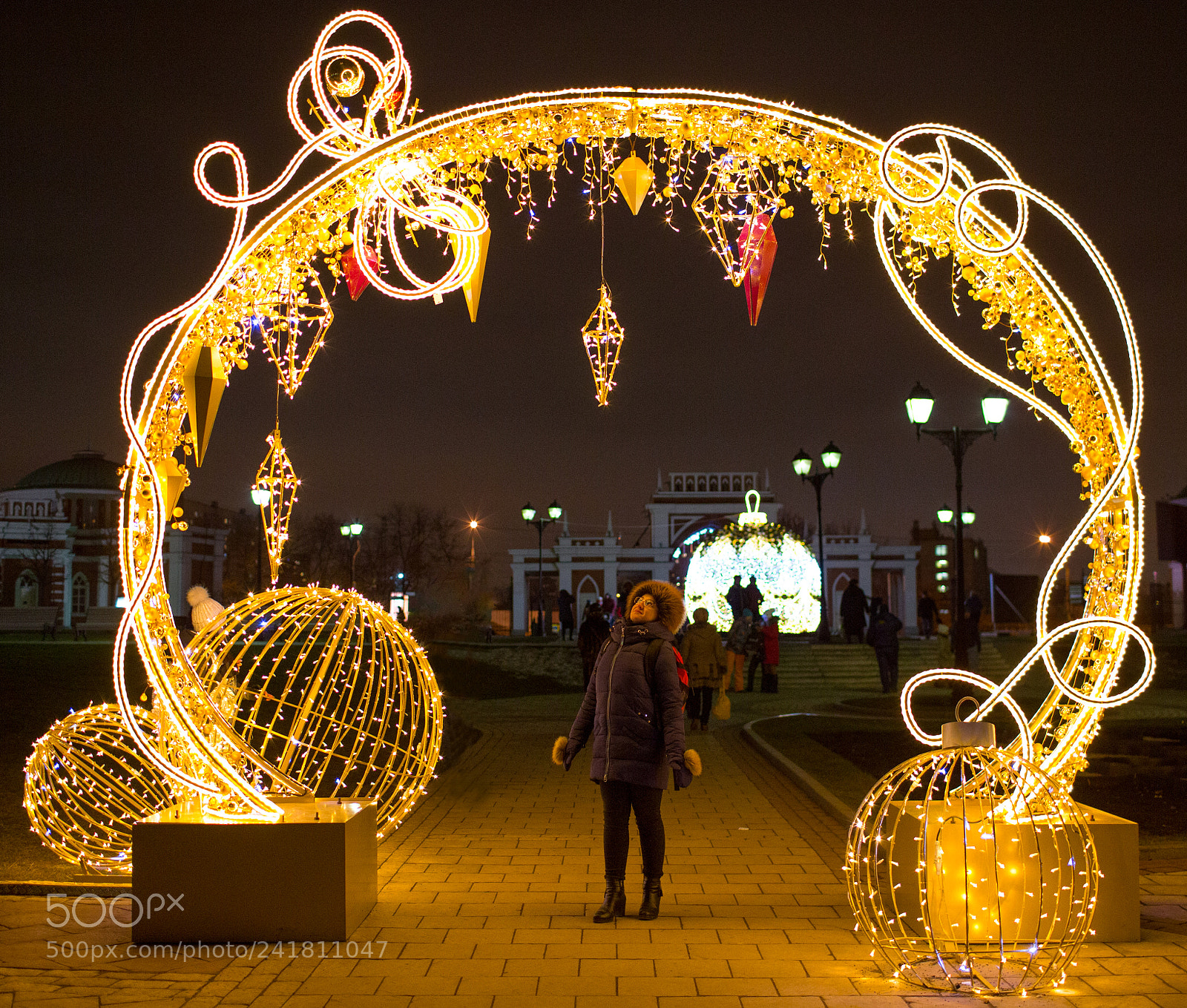 Canon EOS 6D sample photo. Moscow new year photography