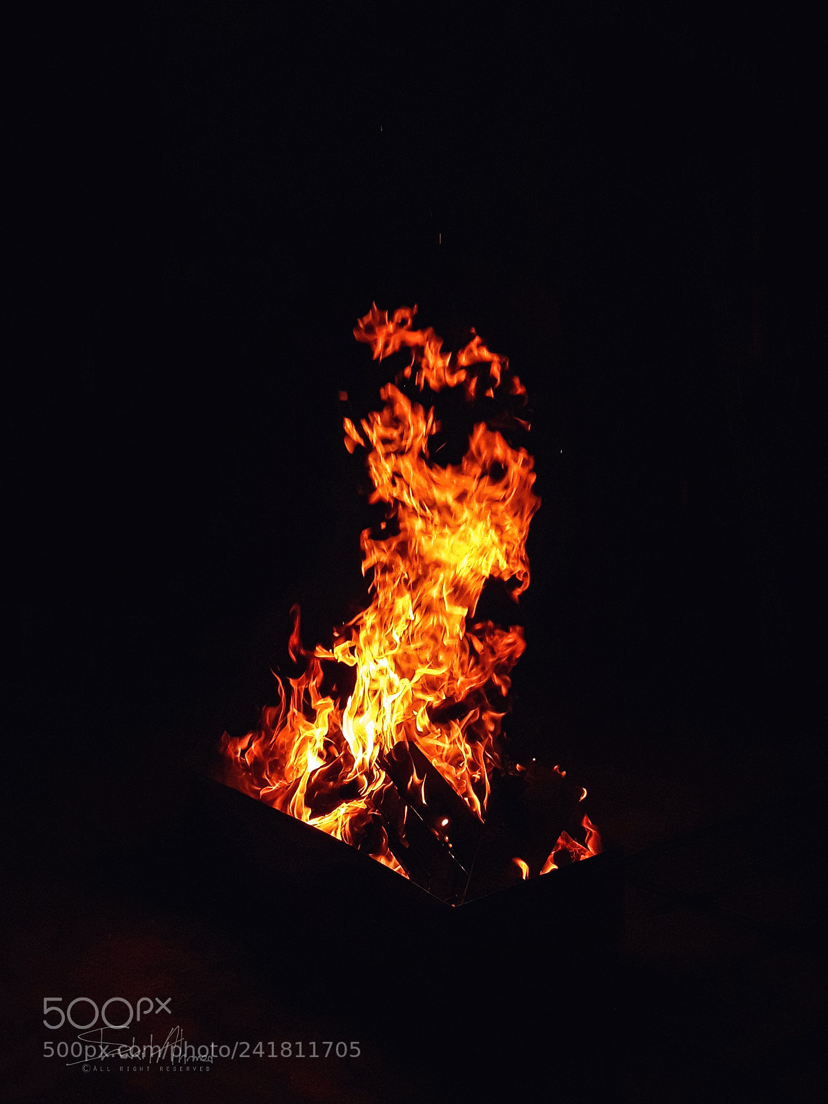 Samsung Galaxy J5 sample photo. Burning photography
