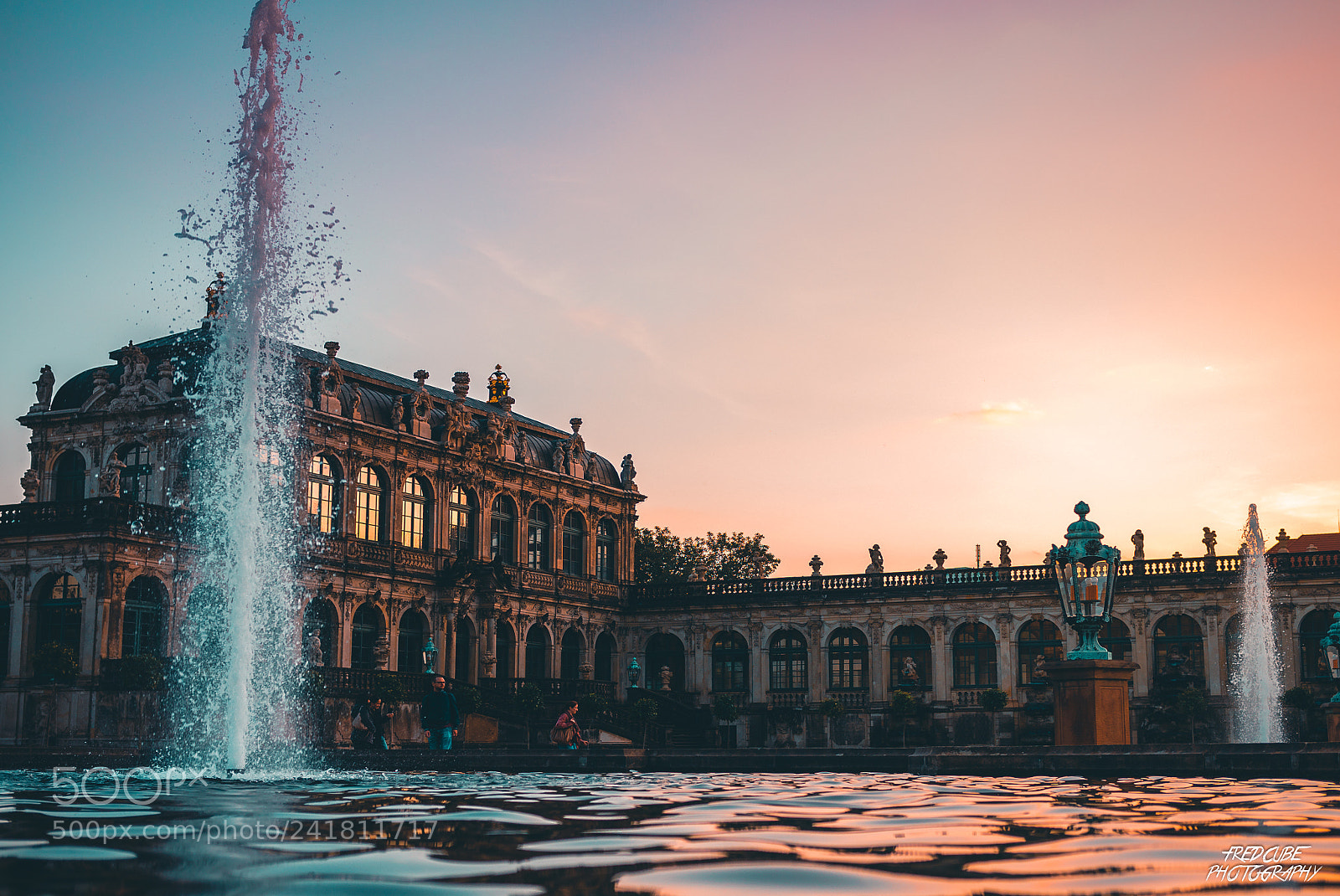 Panasonic Lumix DMC-GX85 (Lumix DMC-GX80 / Lumix DMC-GX7 Mark II) sample photo. Dresdner zwinger im abendlicht photography