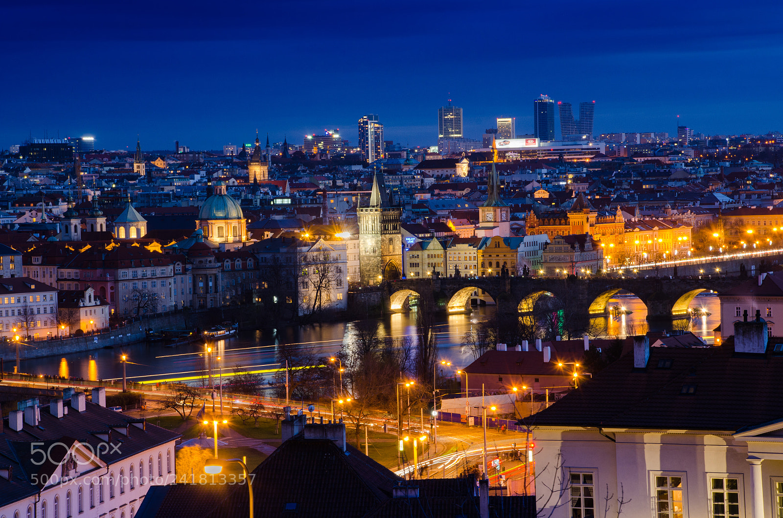 Nikon D7000 sample photo. Prague by night photography