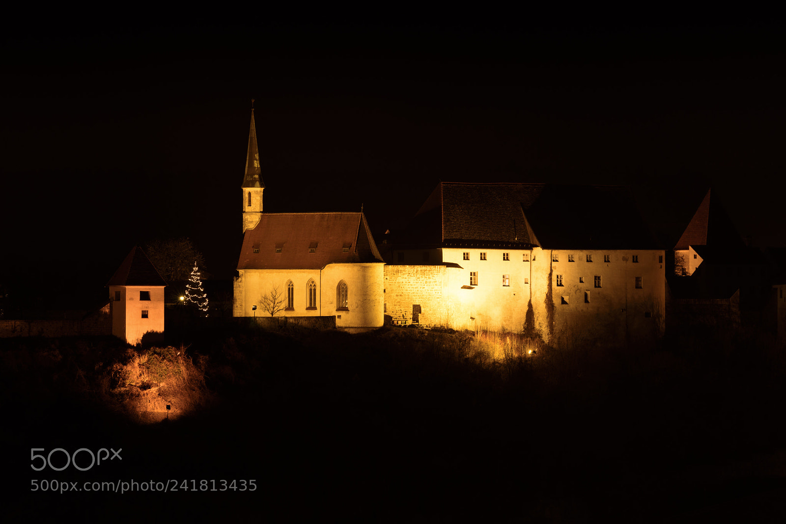 Nikon D750 sample photo. Burg burghausen @ night #1 photography