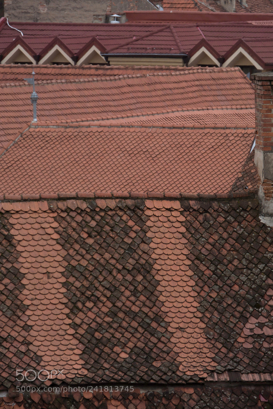 Fujifilm FinePix HS50 EXR sample photo. Roof mosaic photography