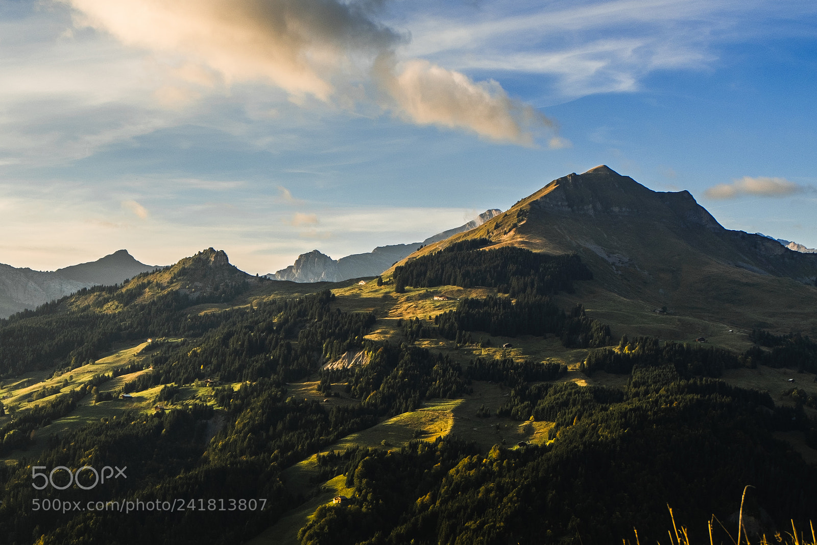 Fujifilm X-T1 sample photo. Alpine sunset photography